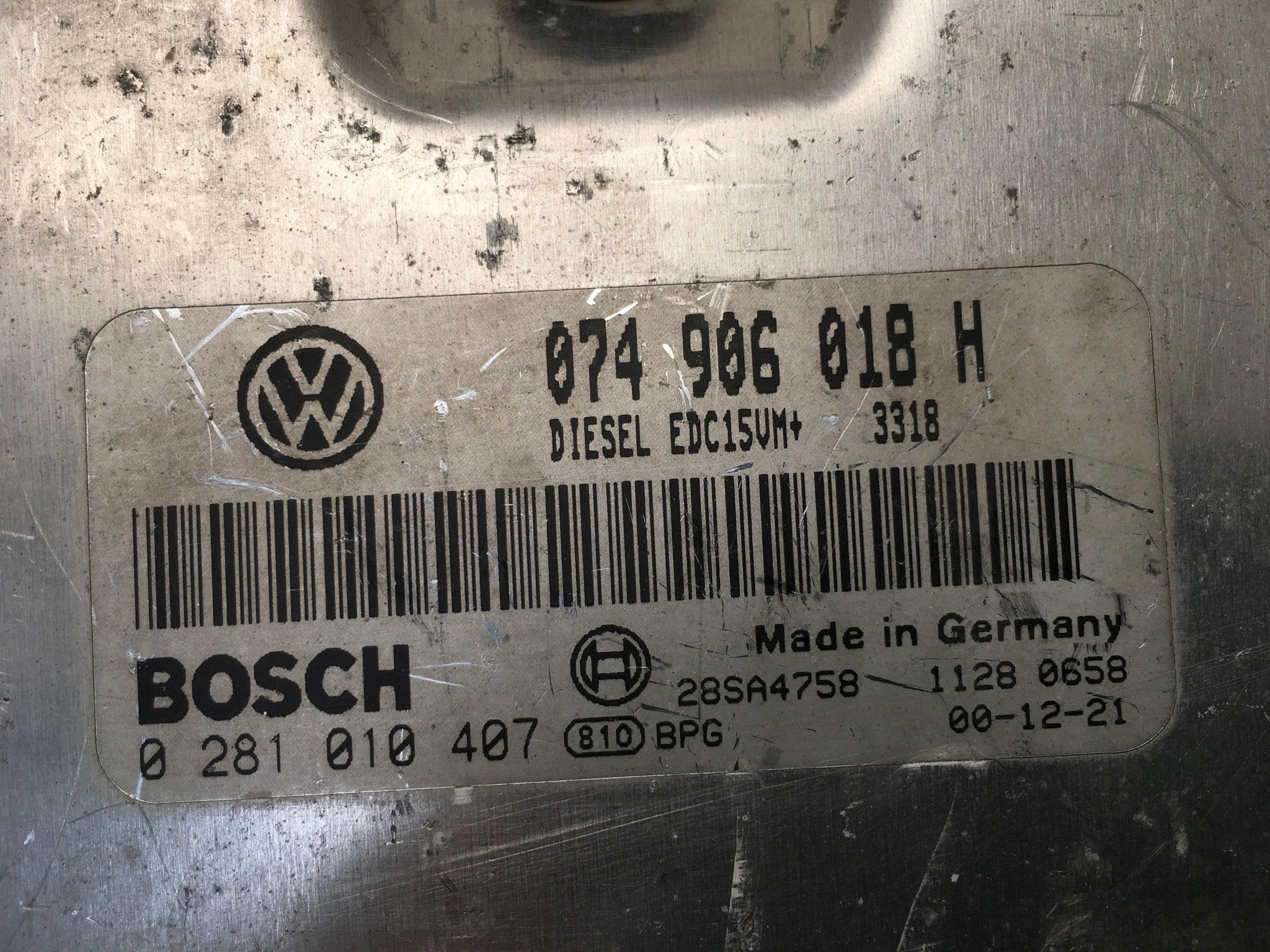 Centralita Motor VW LT II - 074906018H