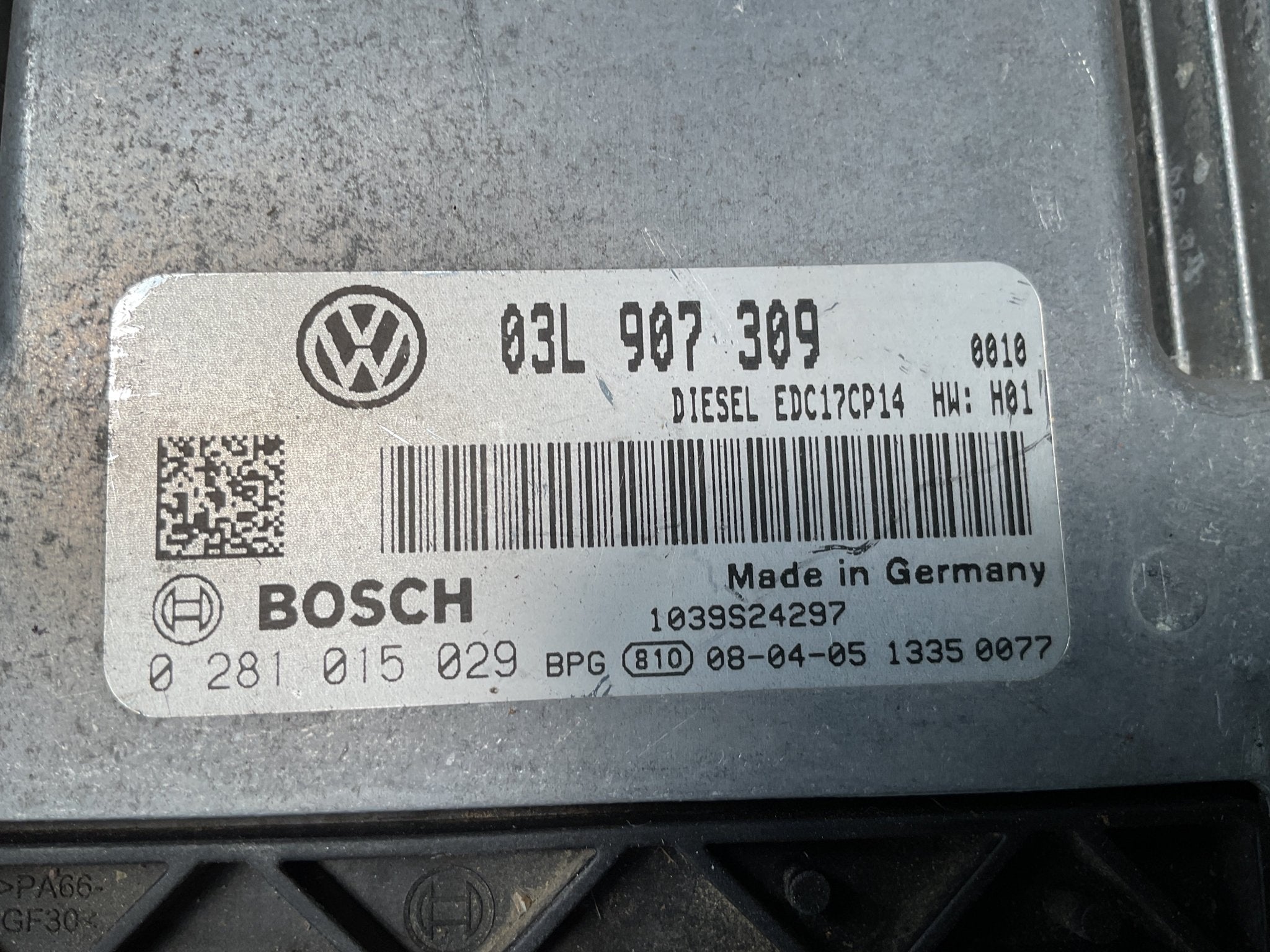 Centralita Motor VW Passat 05-10 2.0 - 03L907309 _