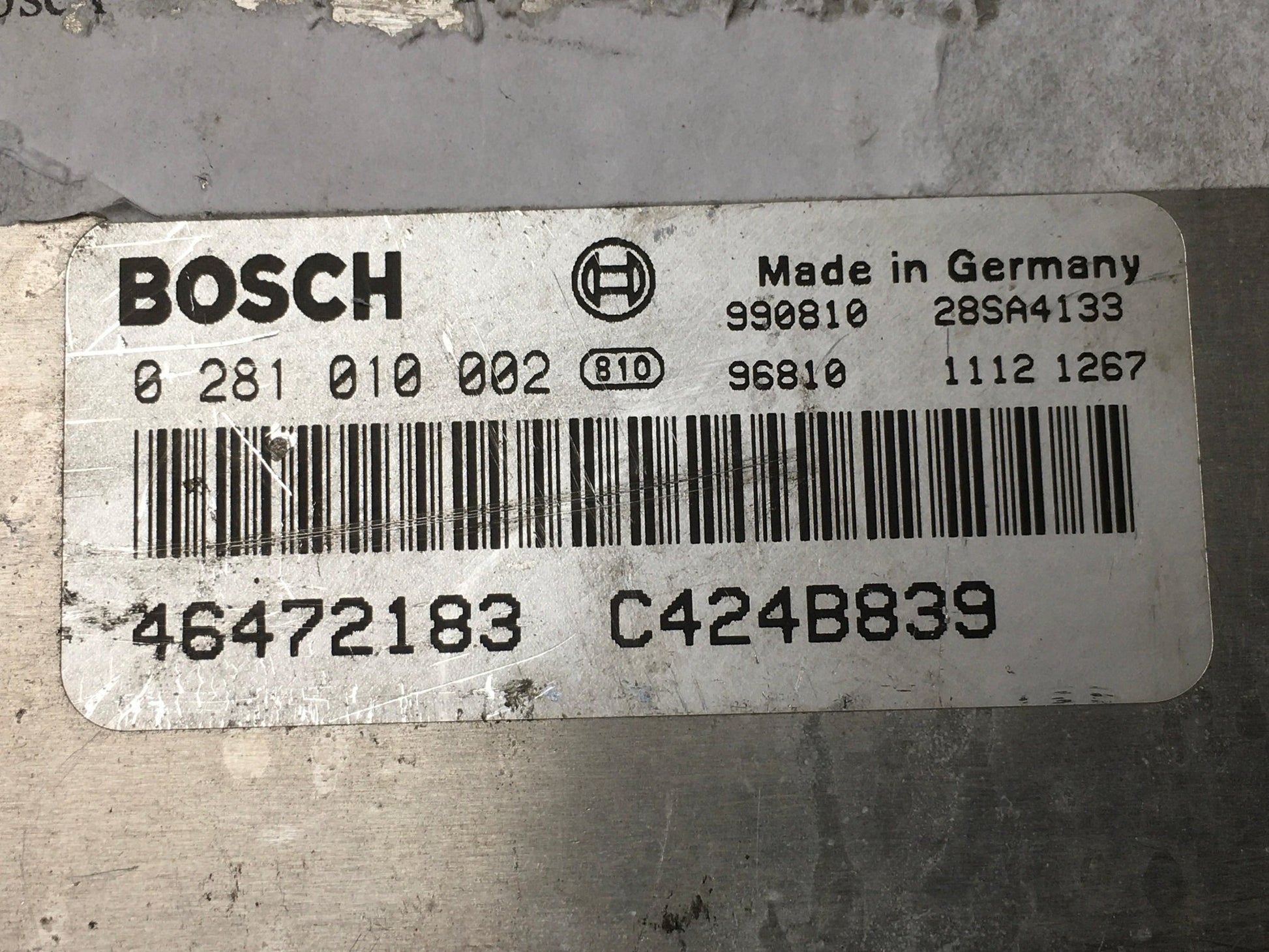 Centralita Motore Lancia Lybra - 0281010002