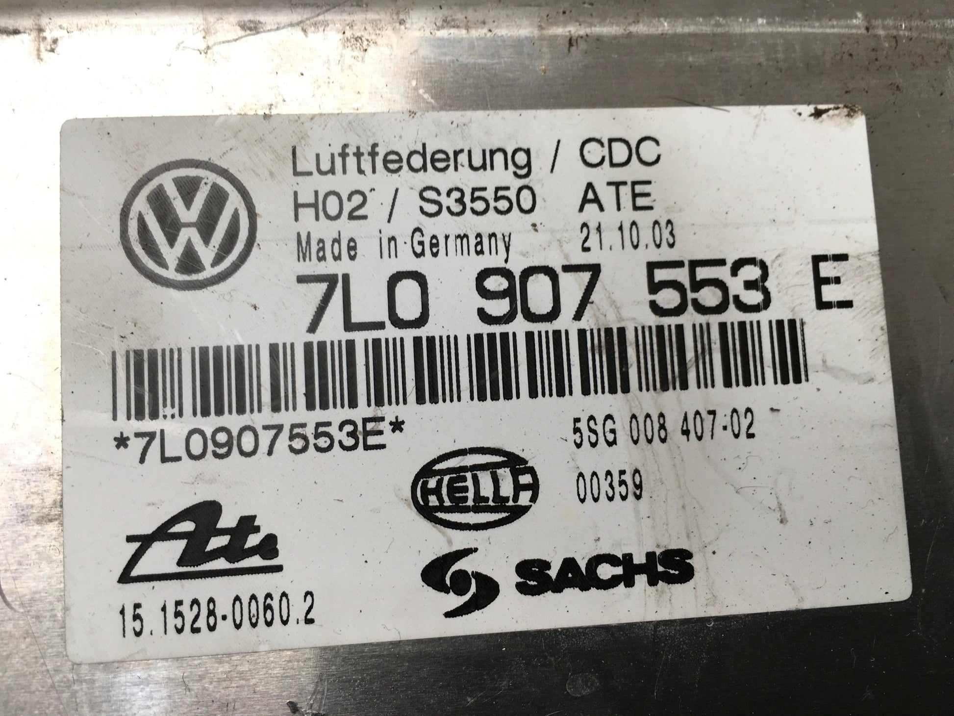 Centralita Suspension Porsche Cayenne 9PA - 7L0907553E