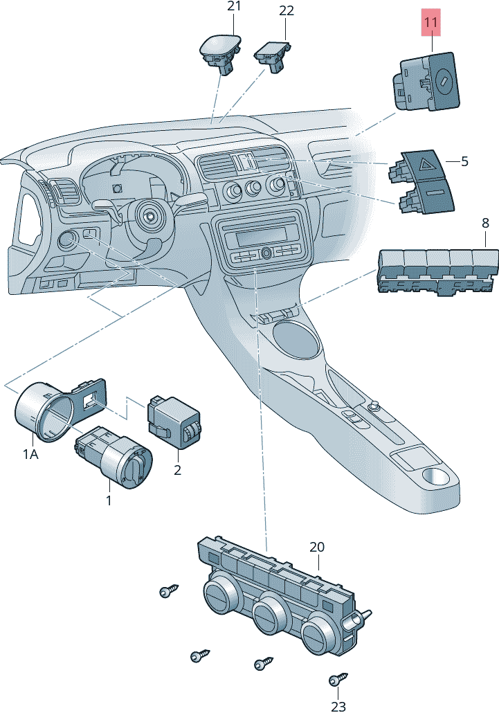Cerradura airbag VW 5Q0919237 - 5Q0919237