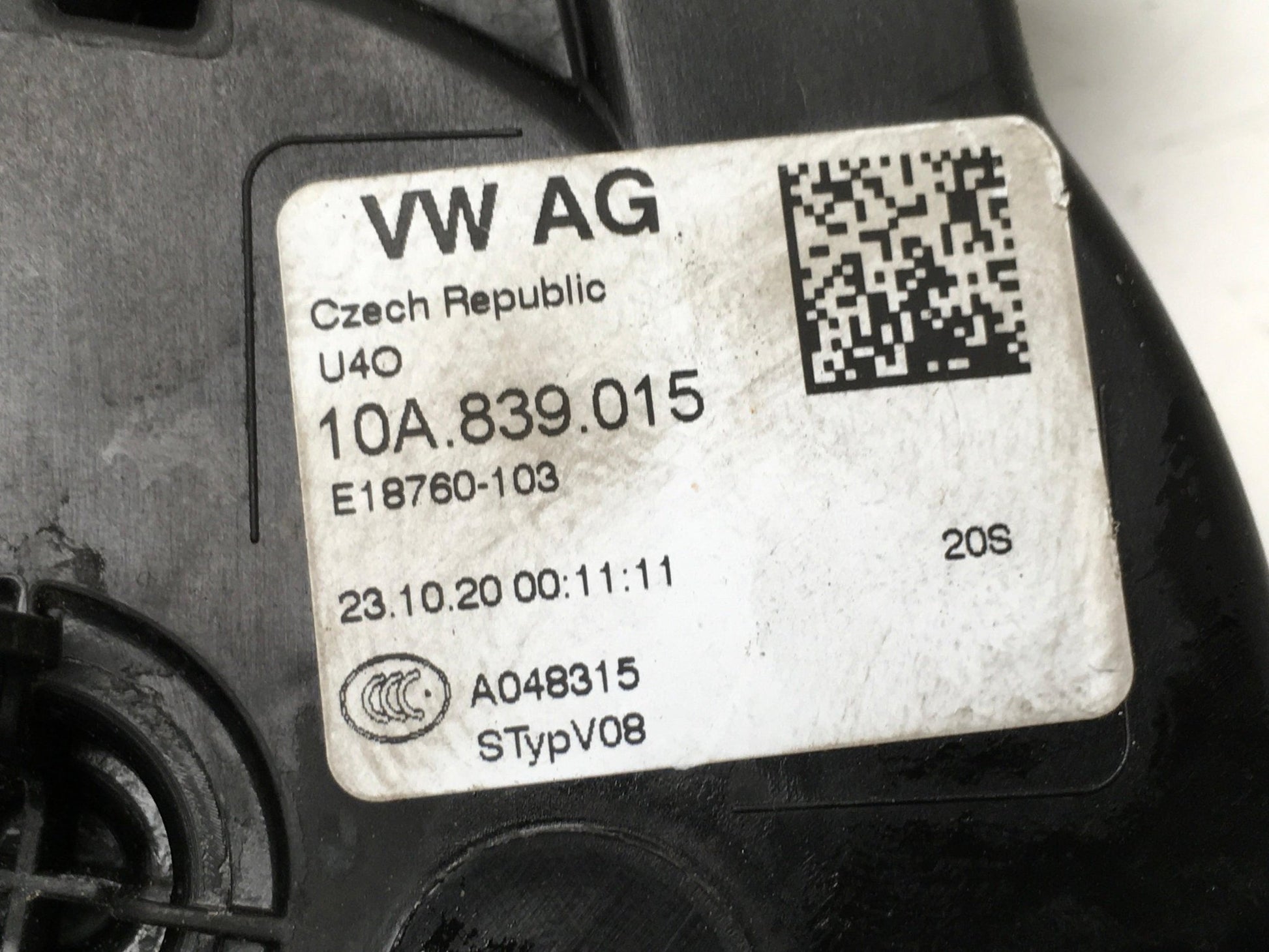 Cerradura tra izq VW 10A839015 - 10A839015