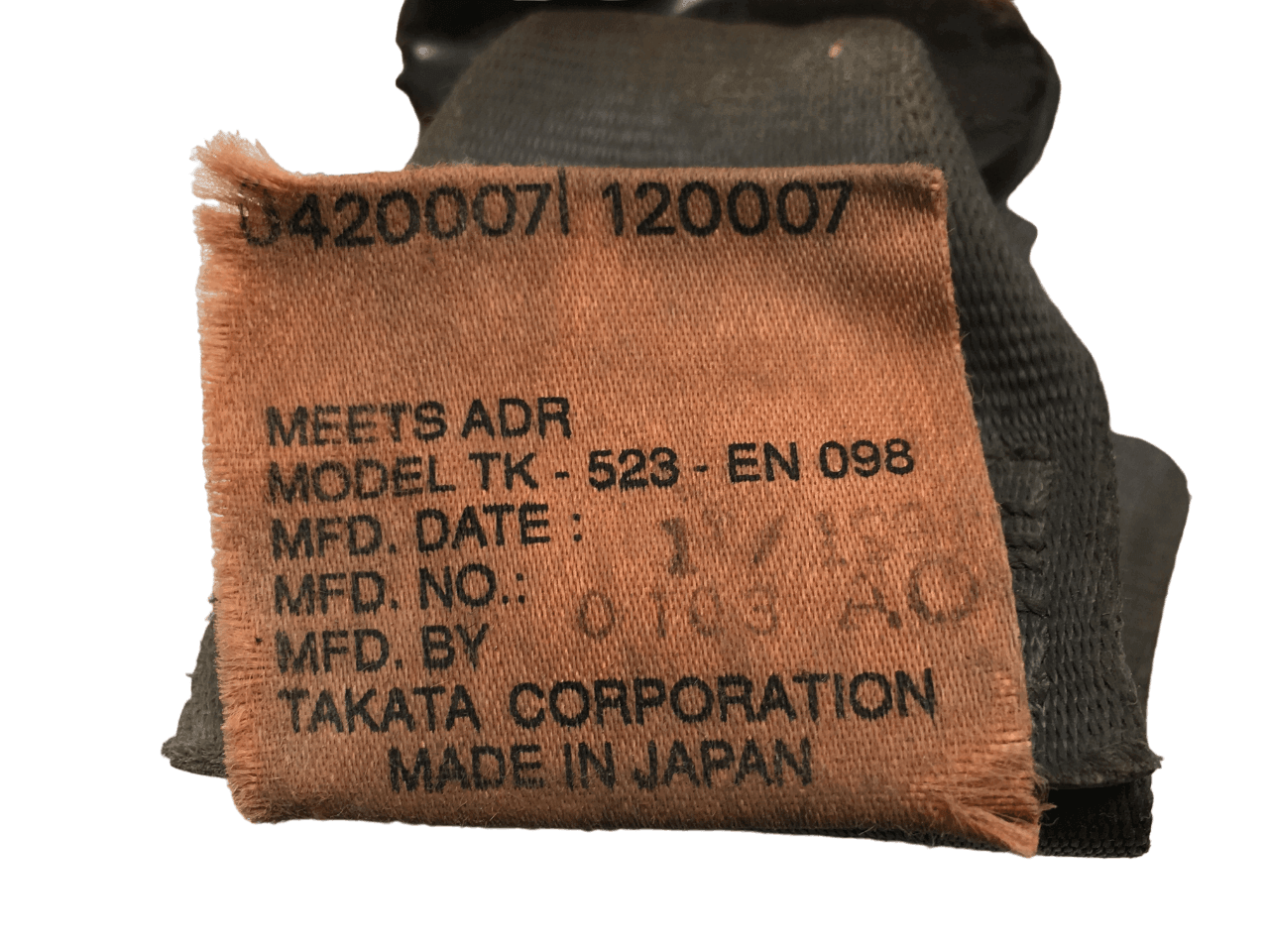 Cinturon del dch Mitsubishi Pajero II - MR714267