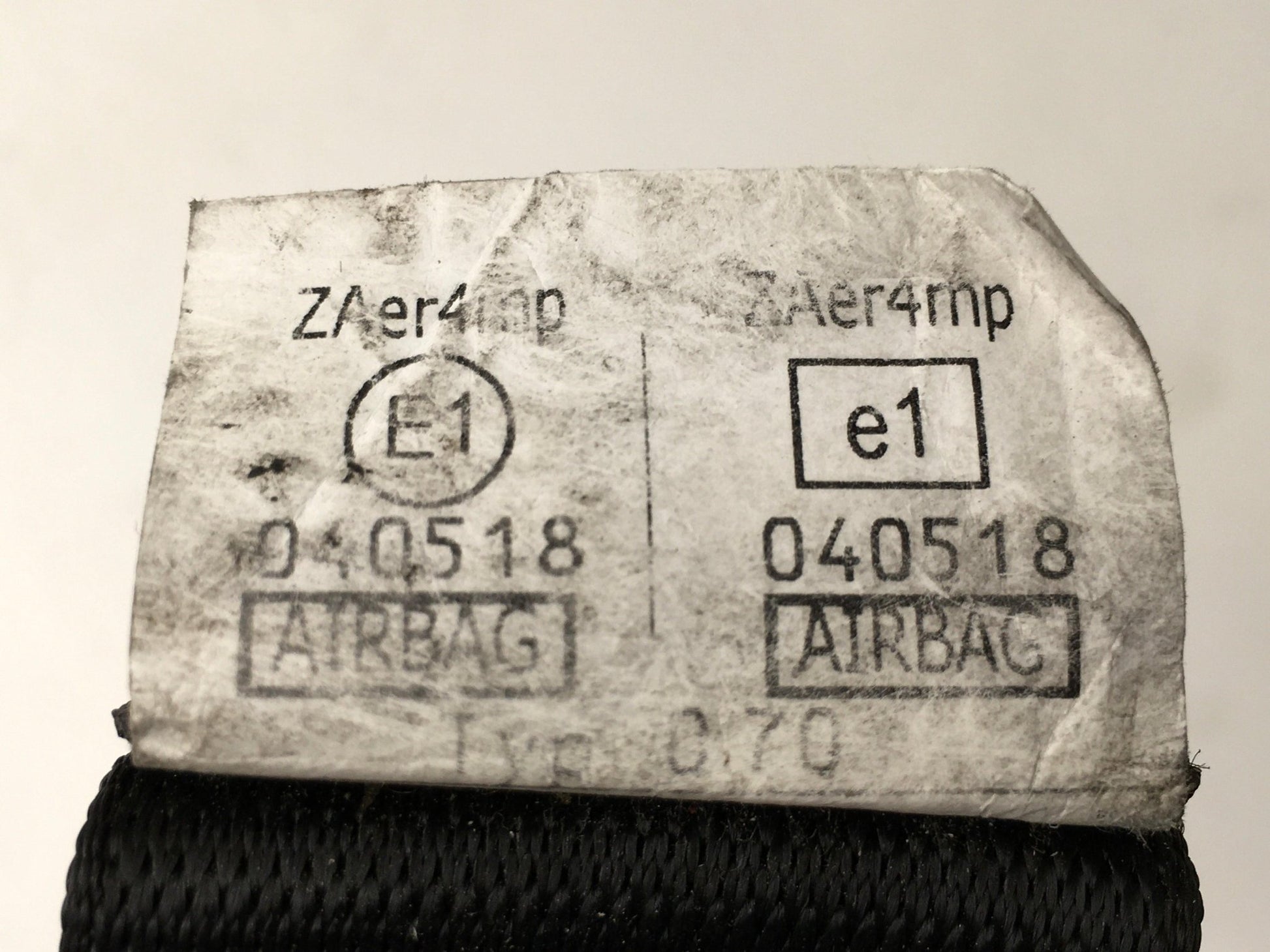 Cinturón Del Dcho BMW 5 E60 - E1040518