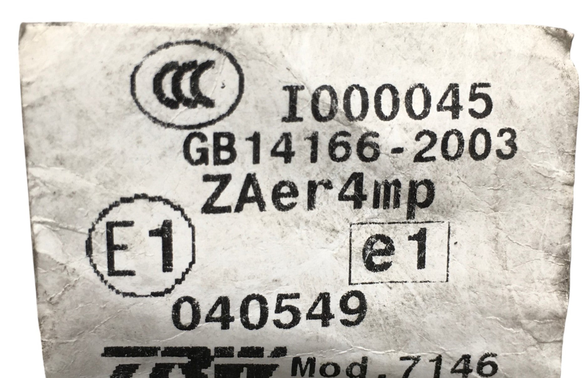 Cinturon del dcho BMW X3 E83 - GB141662003