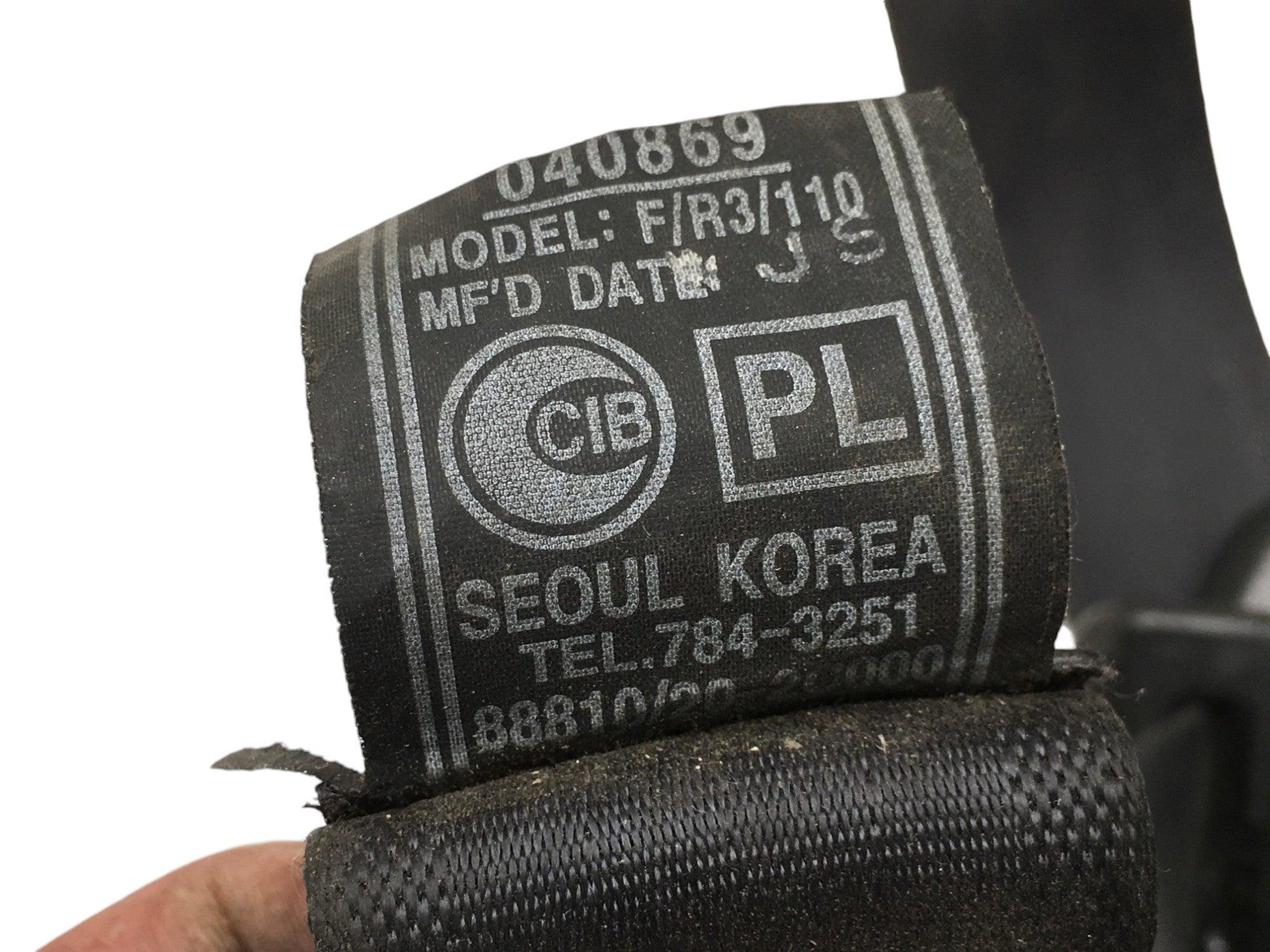 Cinturon del dcho Hyundai Coupe - 040869