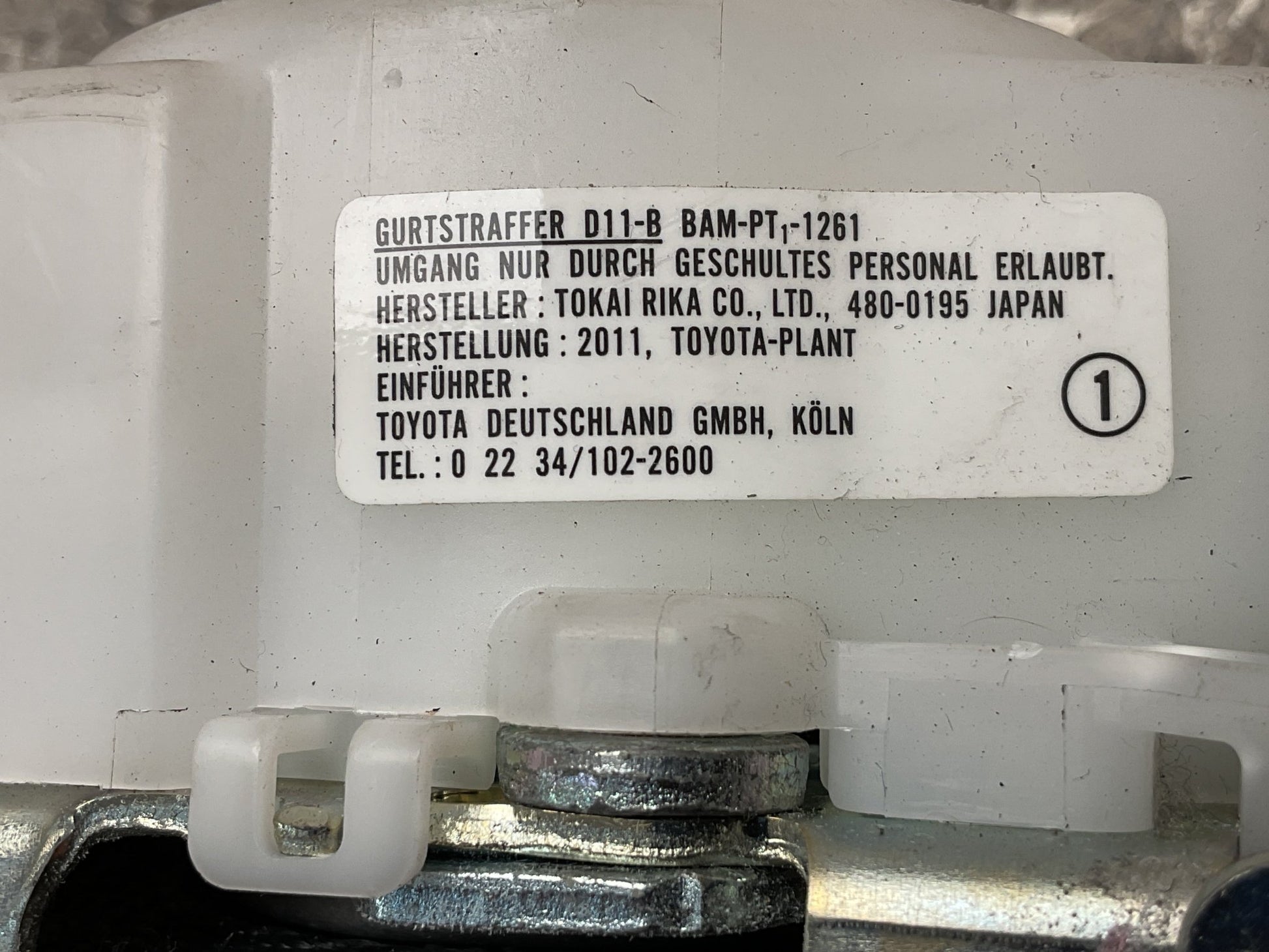 Cinturon del dcho Lexus IS 2005-2013 - 7M8750-P _