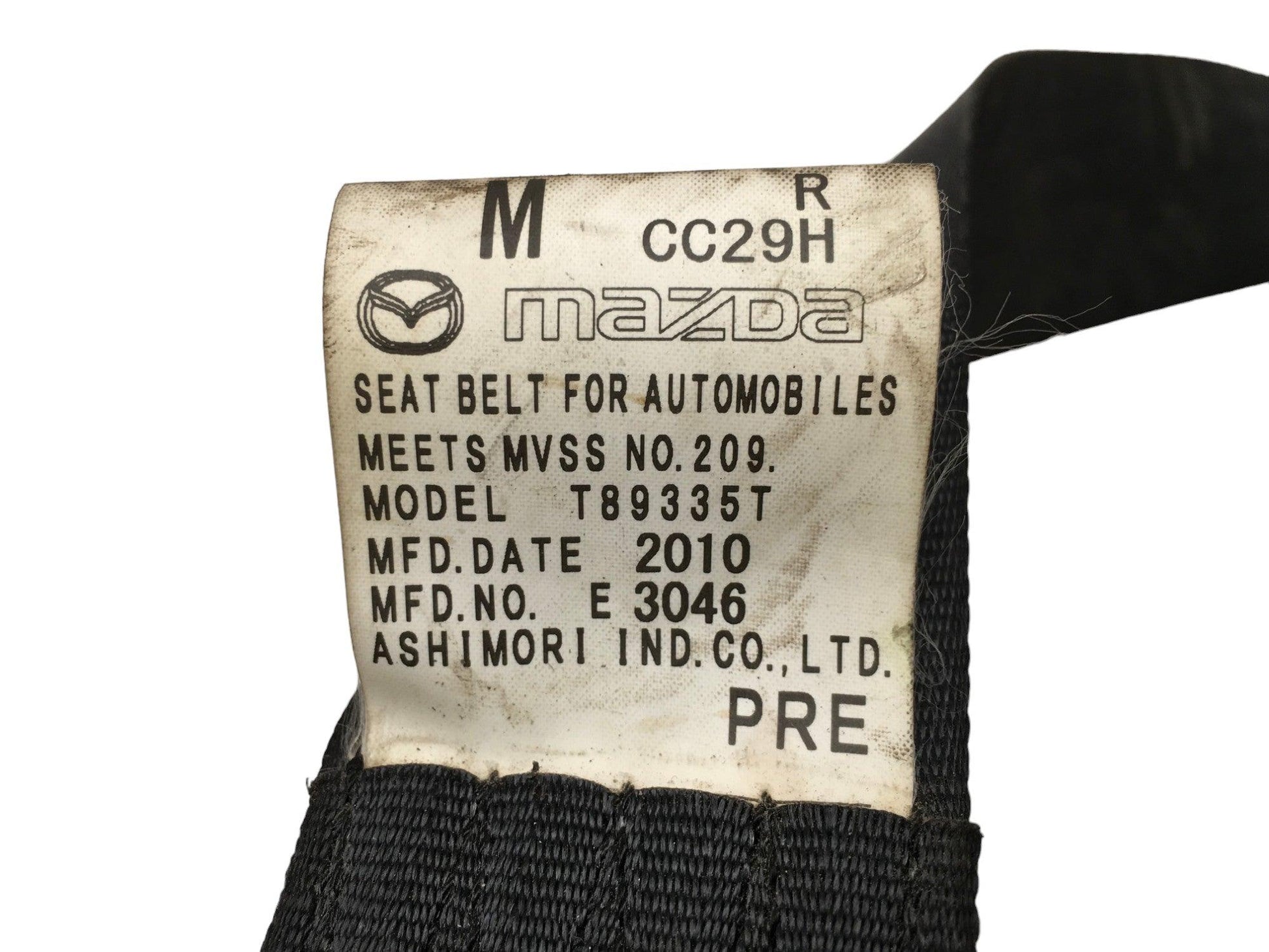 Cinturon del dcho Mazda 5 - T89335T