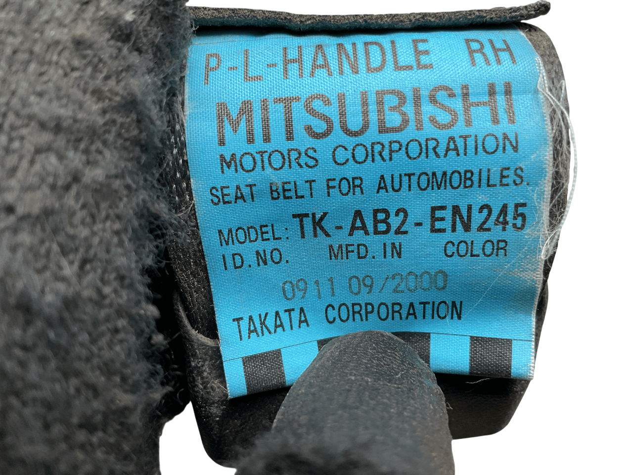 Cinturon del dcho Mitsubishi Pajero Pinin 98 - 06 - TK-AB2-EN245