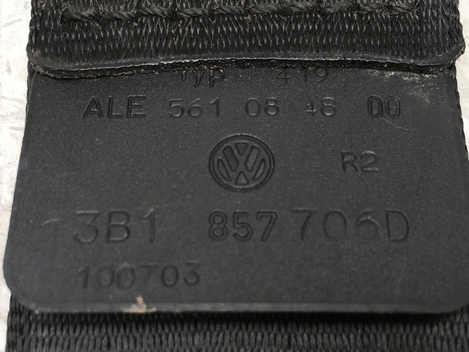 Cinturon del dcho Passat Superb - 3B1857706D