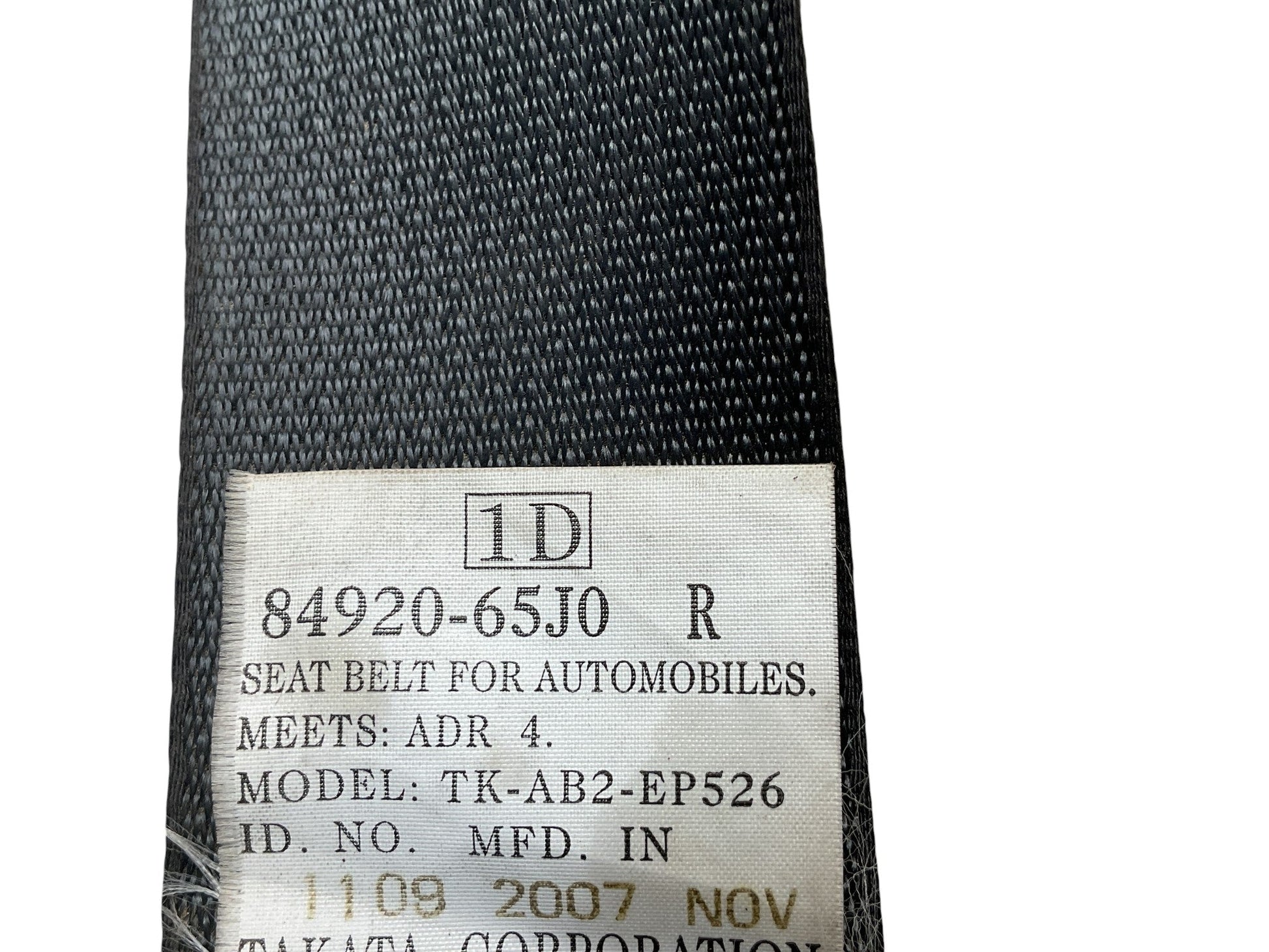 Cinturon del dcho Suzuki GR Vitara 05 - 11 - 8492065J0