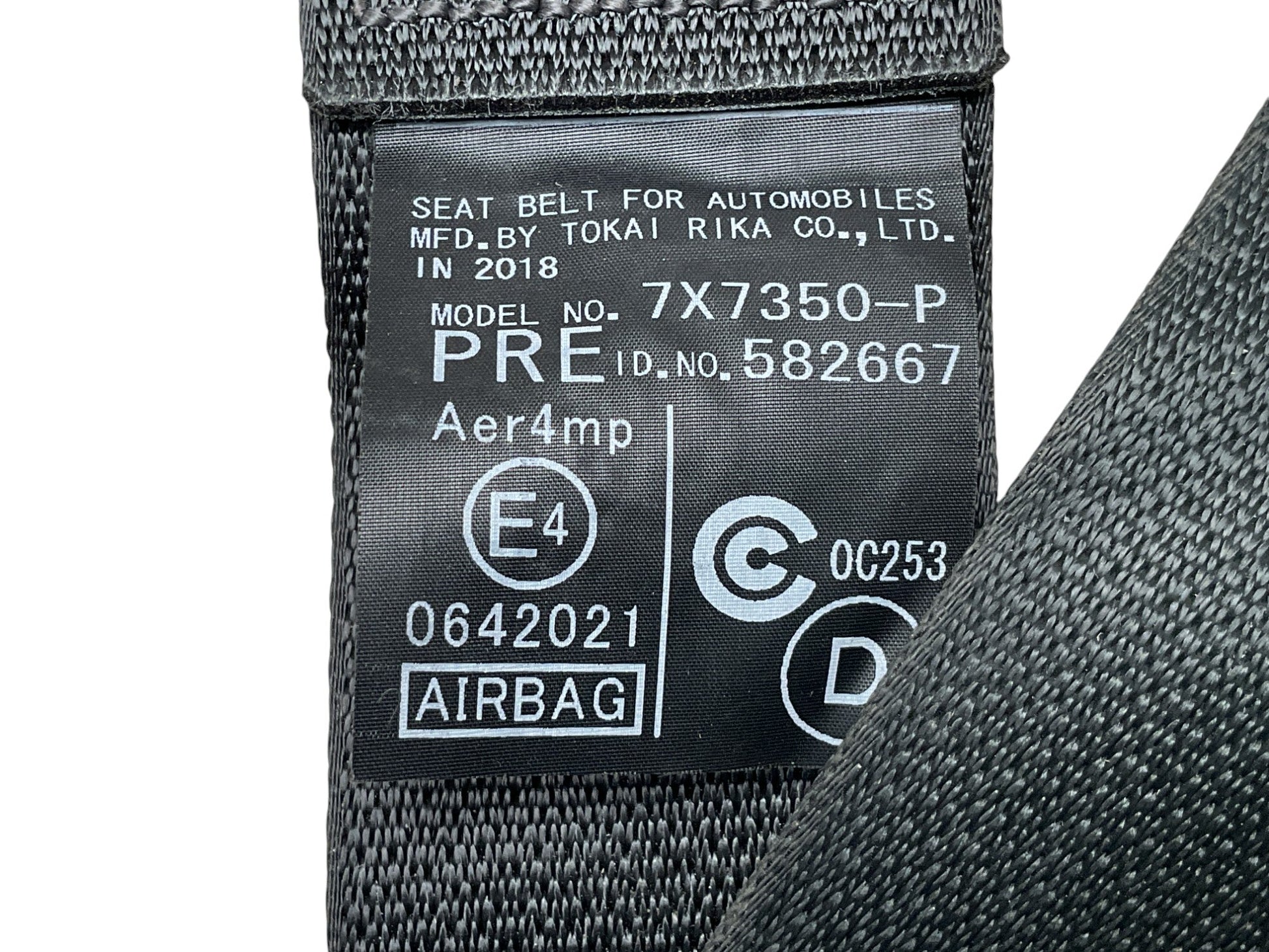 Cinturon del dcho Toyota Rav4 2005 - 2012 - 7X7350 - P