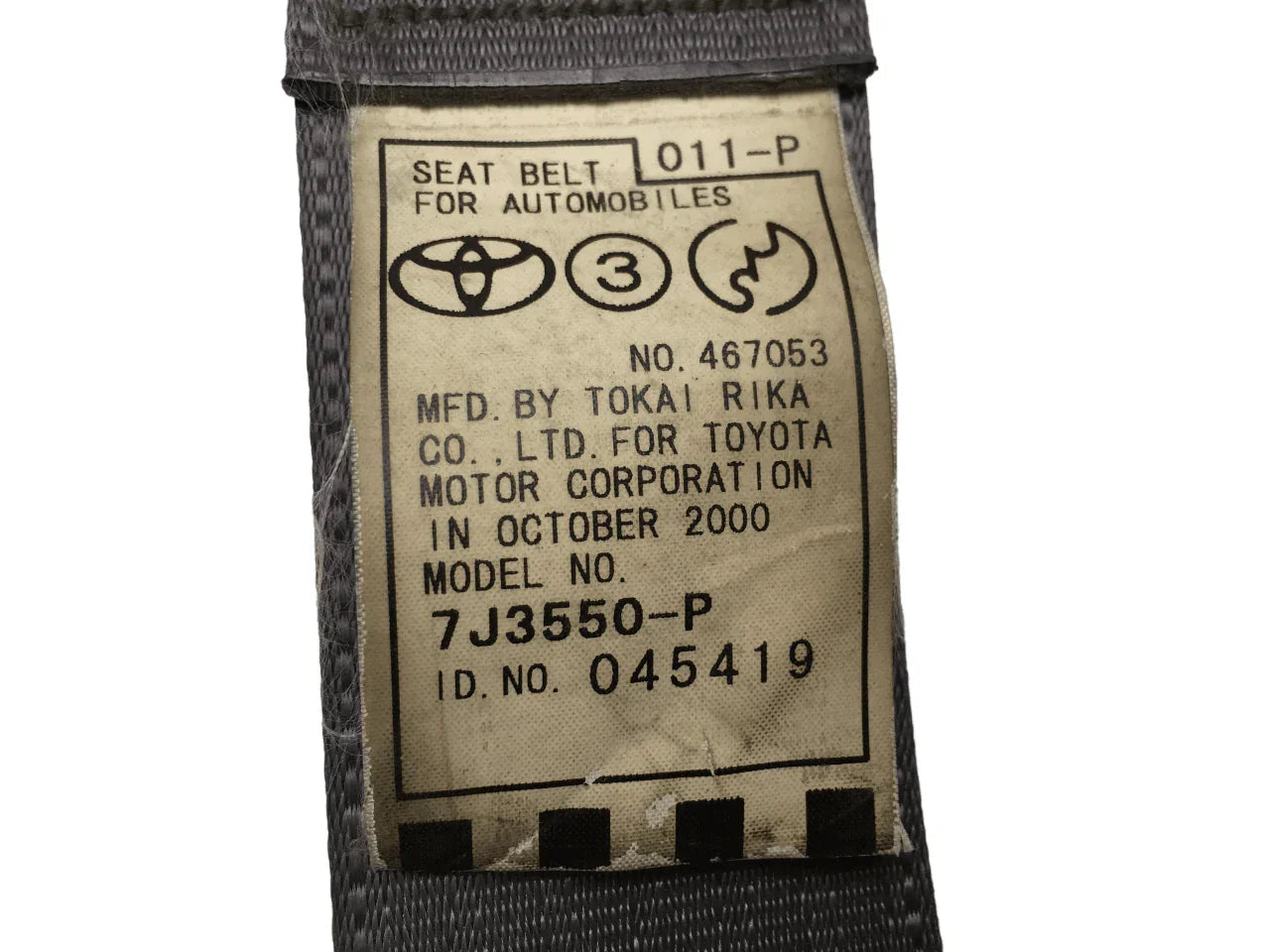 Cinturón del dcho Toyota Rav4 II