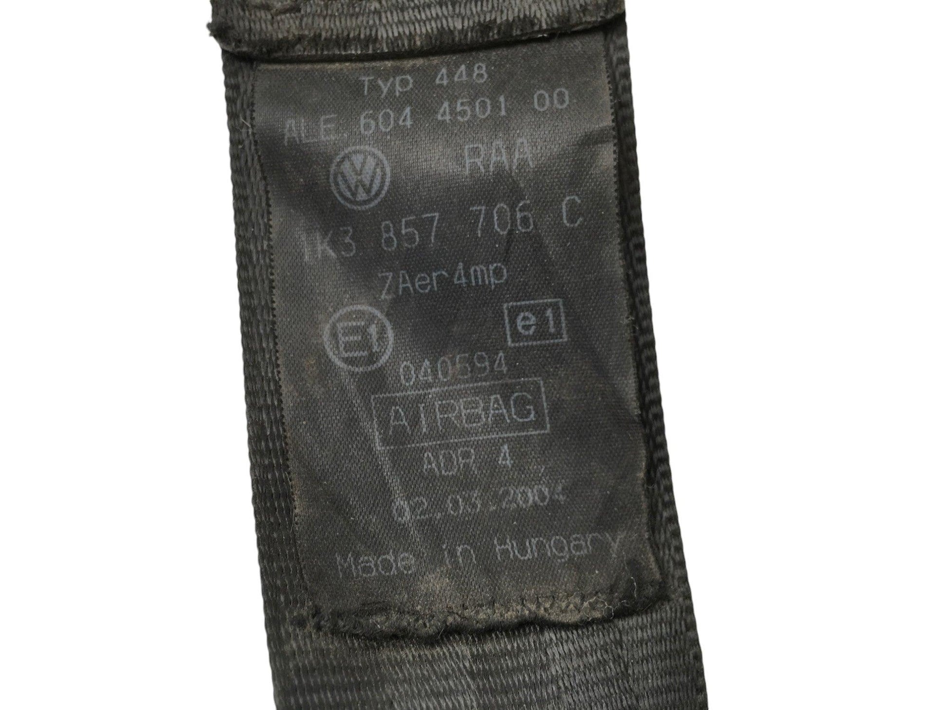 Cinturon del dcho VW Golf V - 1K3857706C