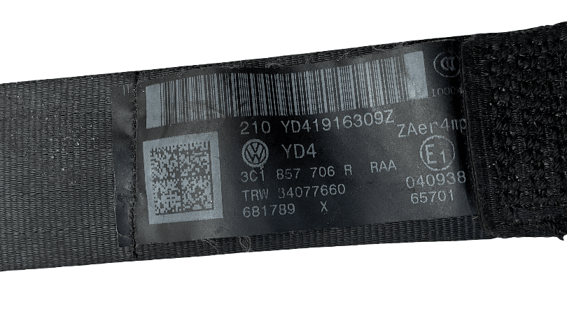 Cinturon Del Dcho VW Passat 05-16 3C1857706R