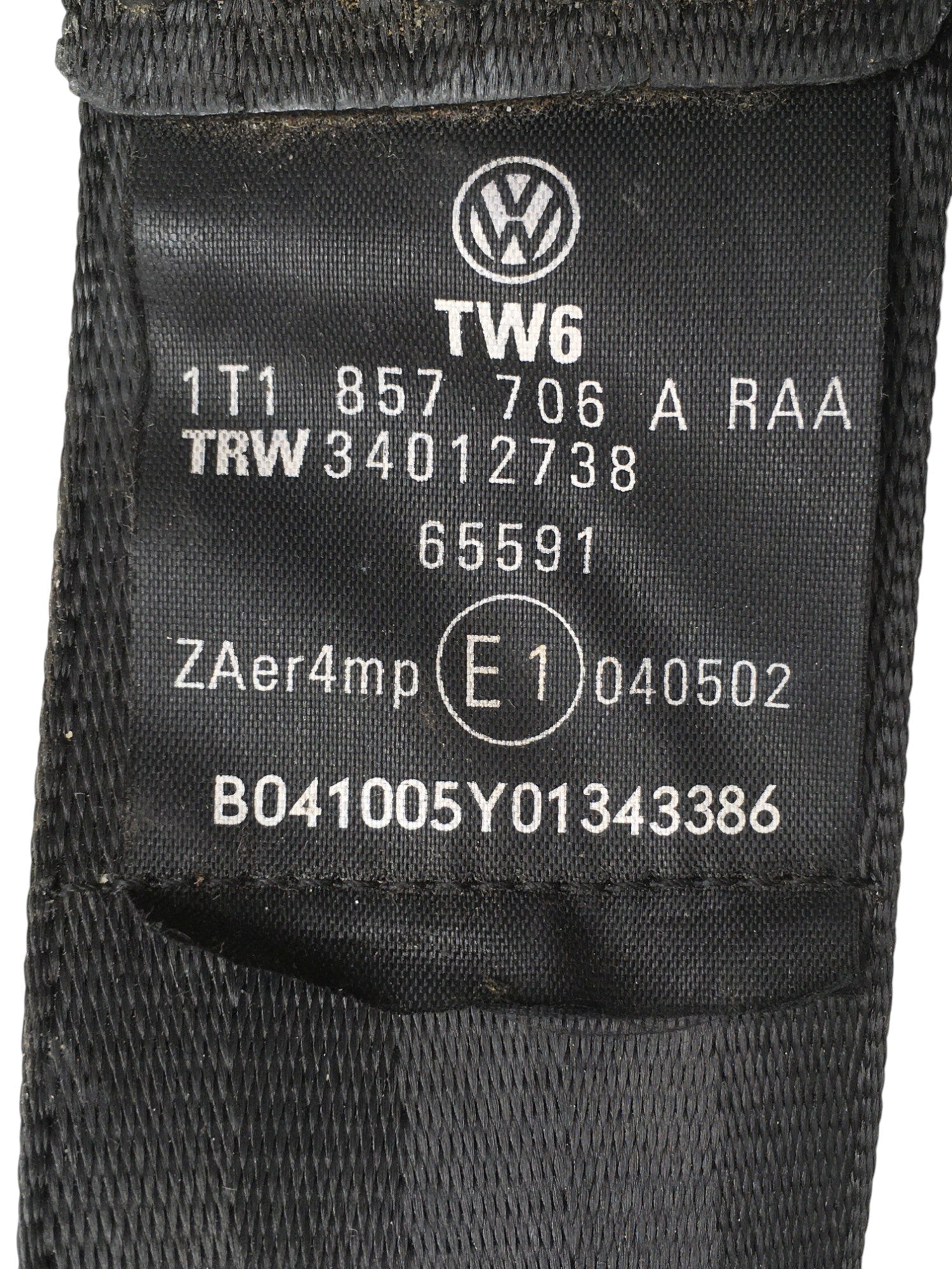 Cinturon del dcho VW Touran 1T - 1T1857706A