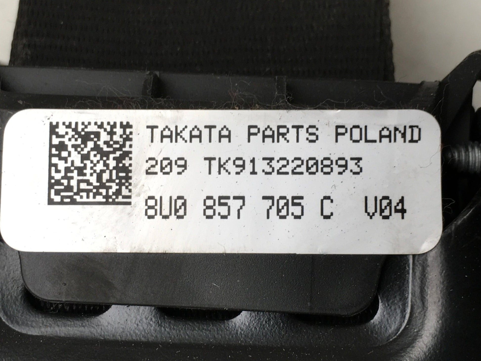 Cinturon del izq Audi Q3 8U0857705C - 8U0857705C