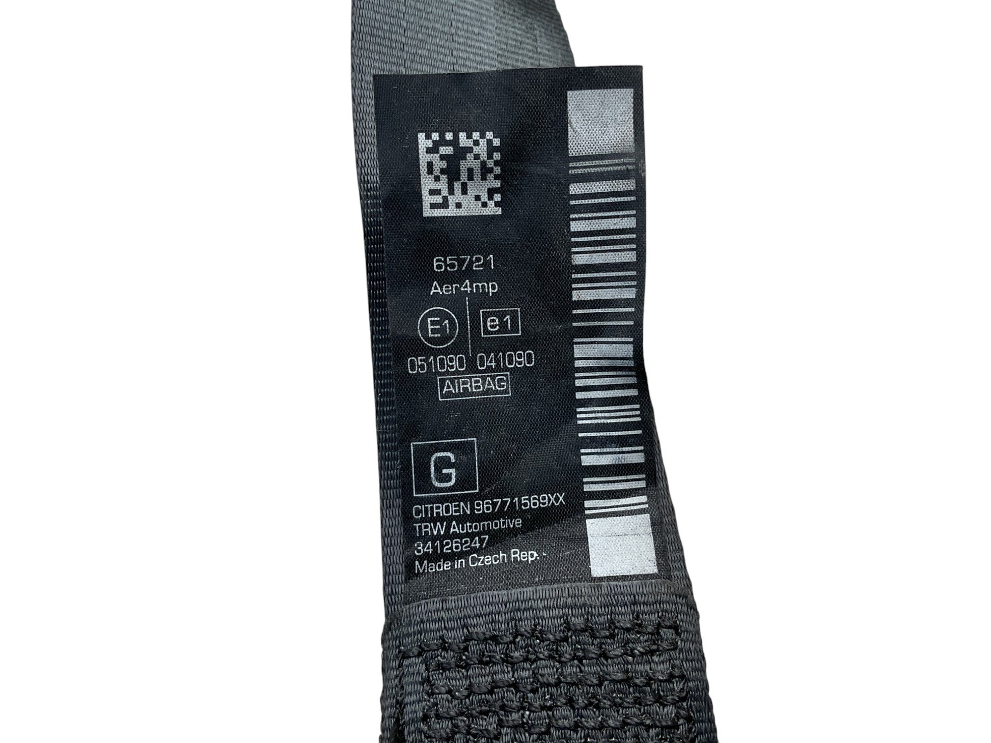 Cinturon del izq Citroen C3 2009 - 2016 - 96771569XX