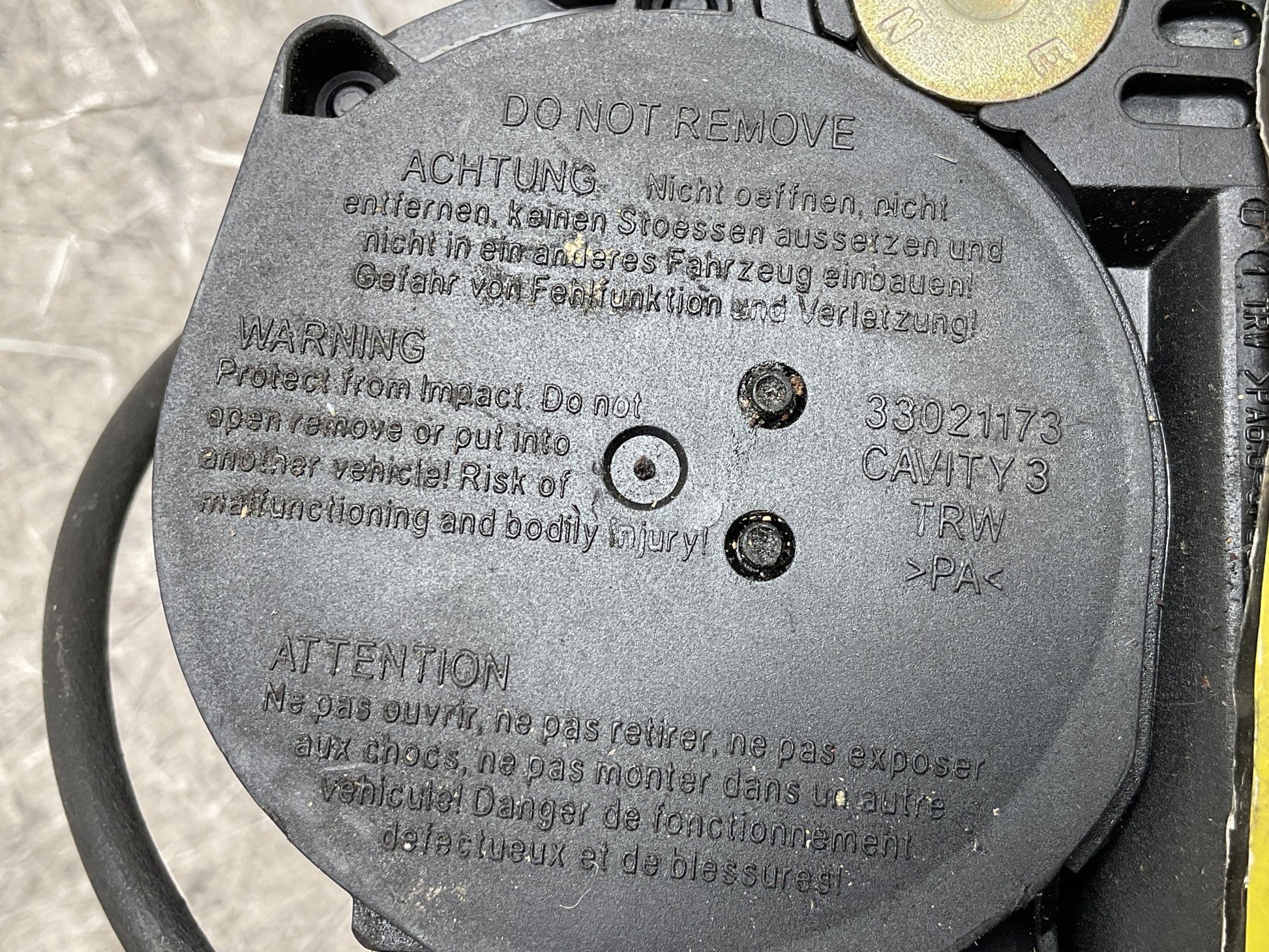 Cinturon del izq Fiat Stilo 2001 - 2008 - 33035687C