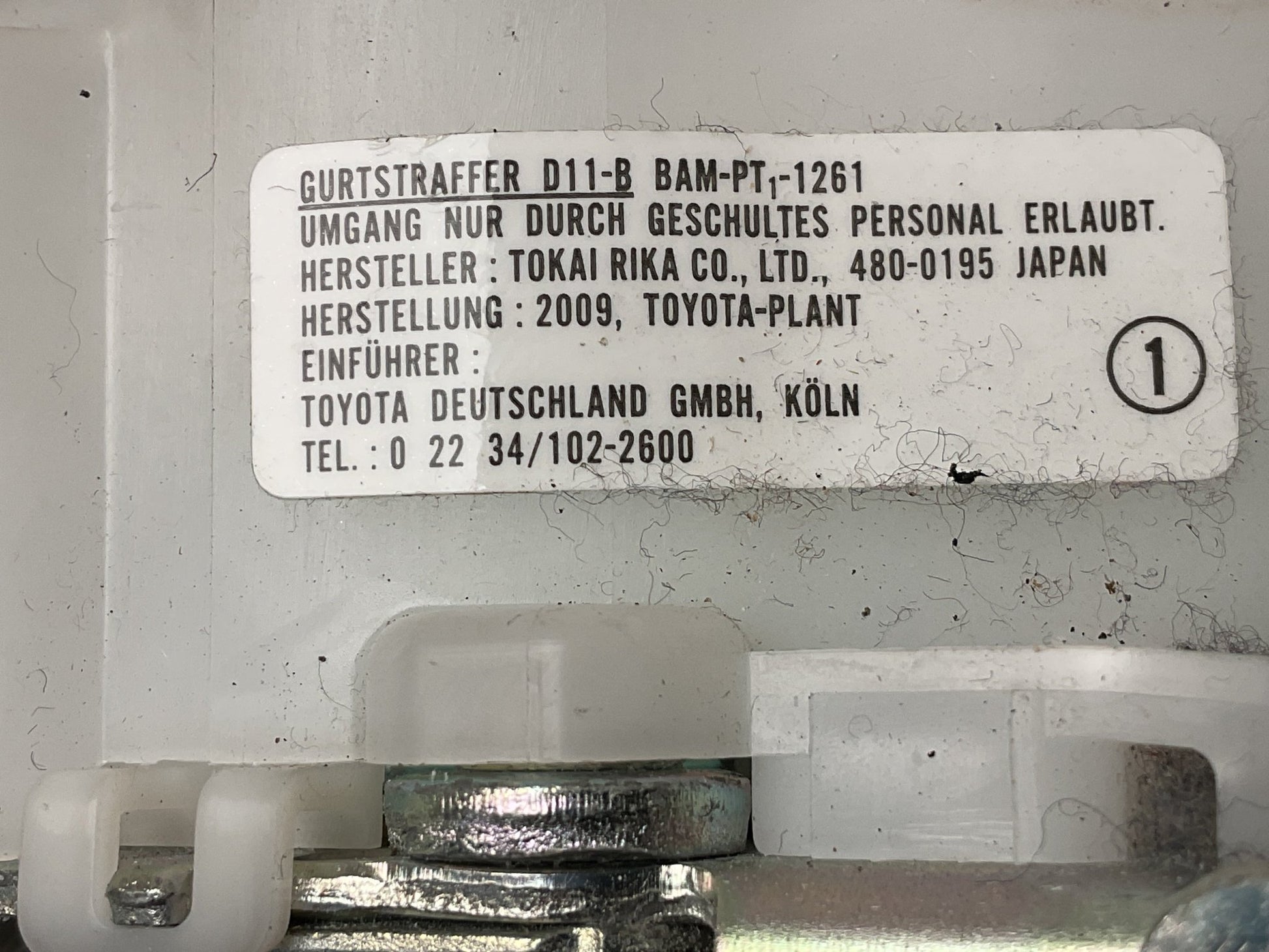 Cinturon del izq Lexus IS 2005 - 2013 - 7M8750 - P