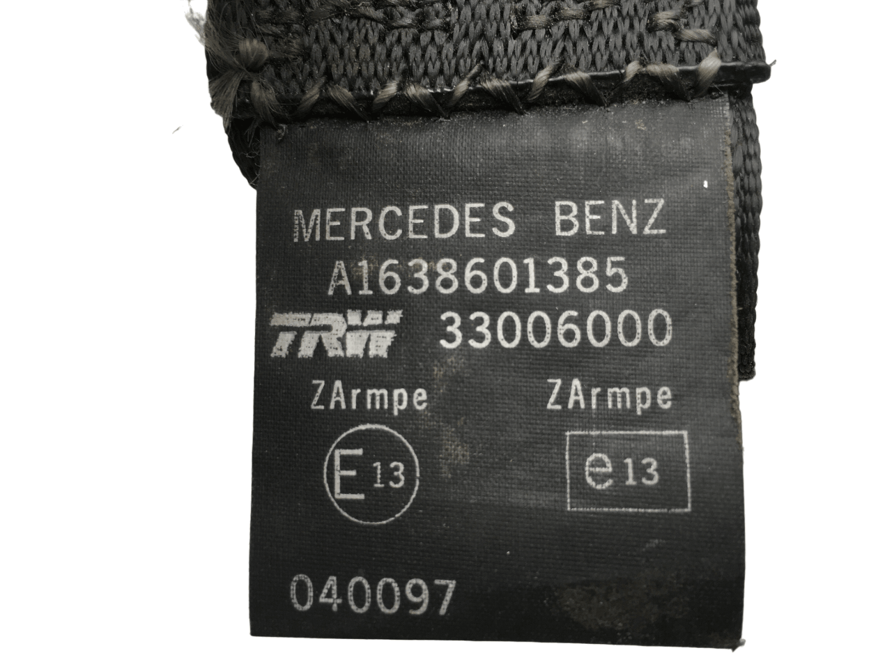 Cinturon del izq Mercedes W163 - A1638601385