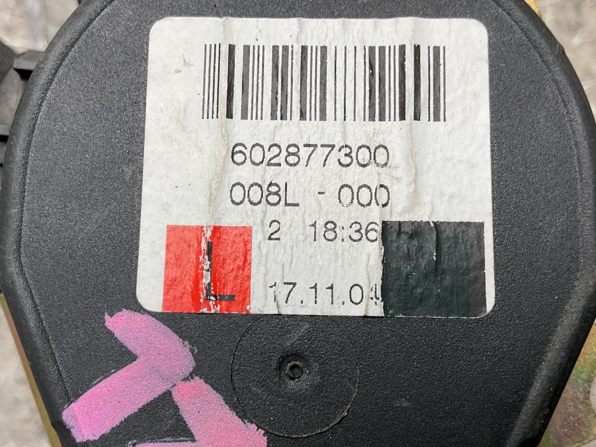 Cinturon del izq Mercedes W169 W245 - 602877300