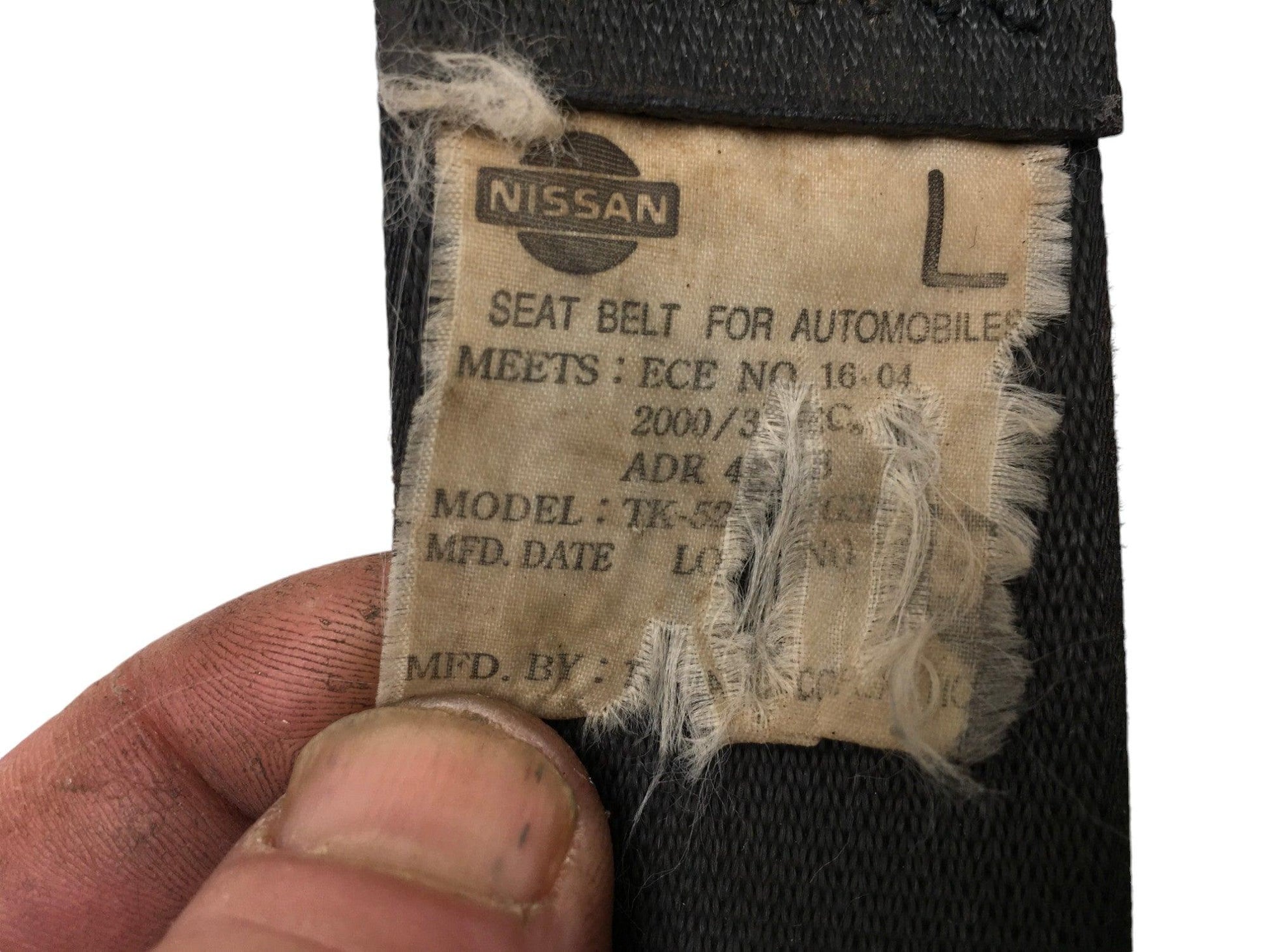 Cinturon del izq Nissan Navara D22 - TK522EG367