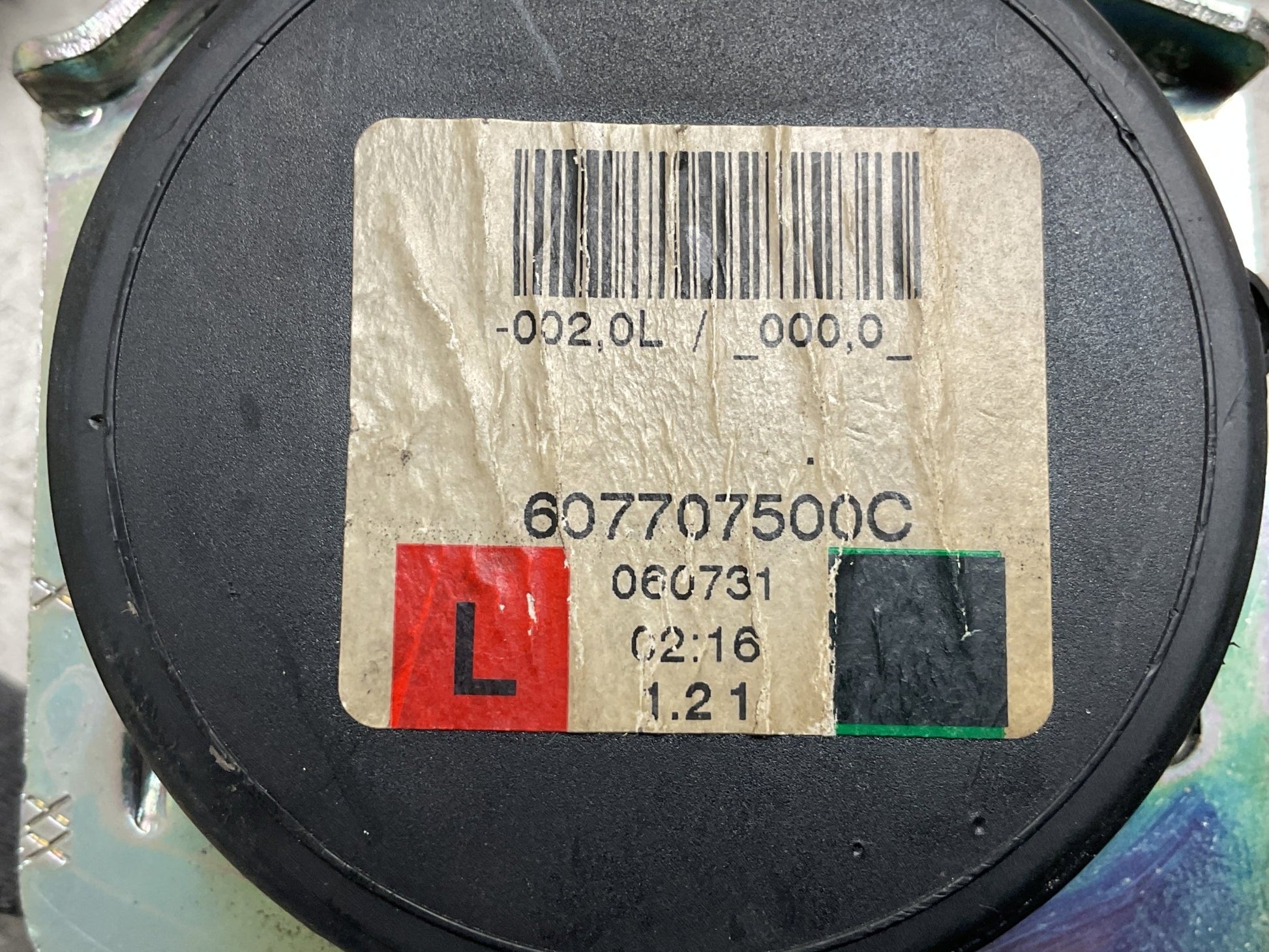 Cinturon del izq Opel Corsa 2006 - 2014 - 607707500C