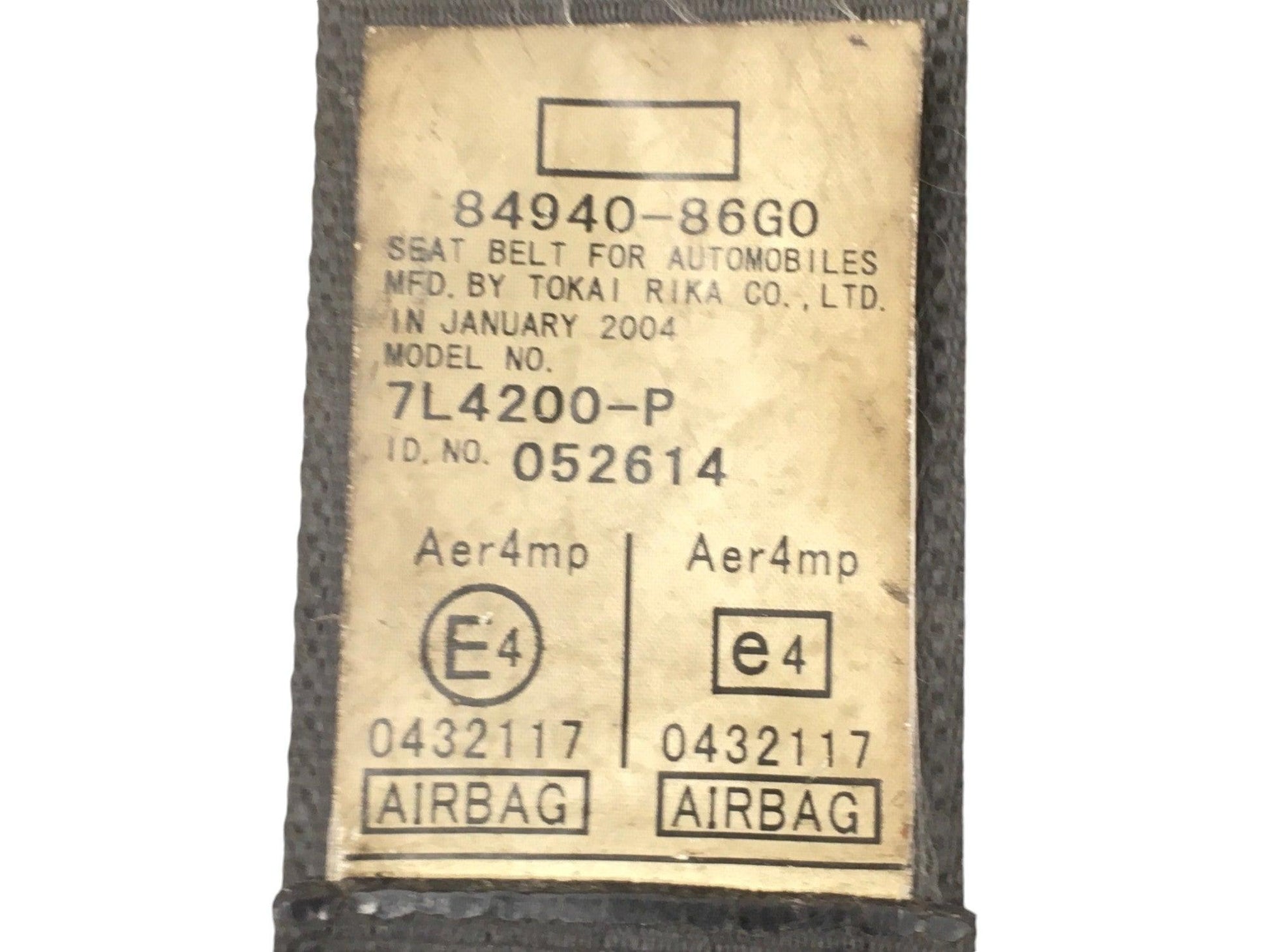 Cinturon del izq Suzuki Ignis MH - 8494086G0