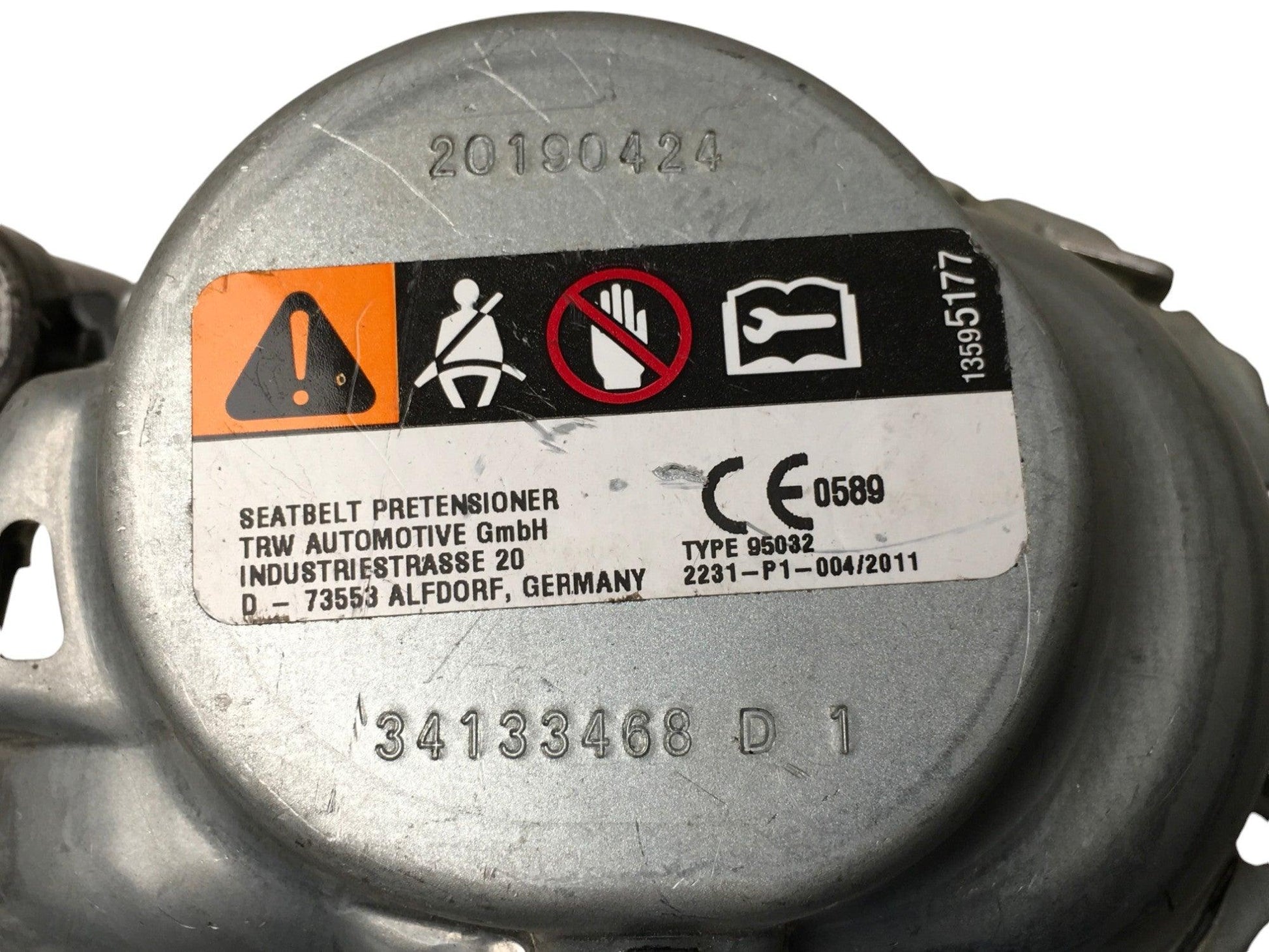 Cinturon delantero BMW X3 G01 - P34246162C