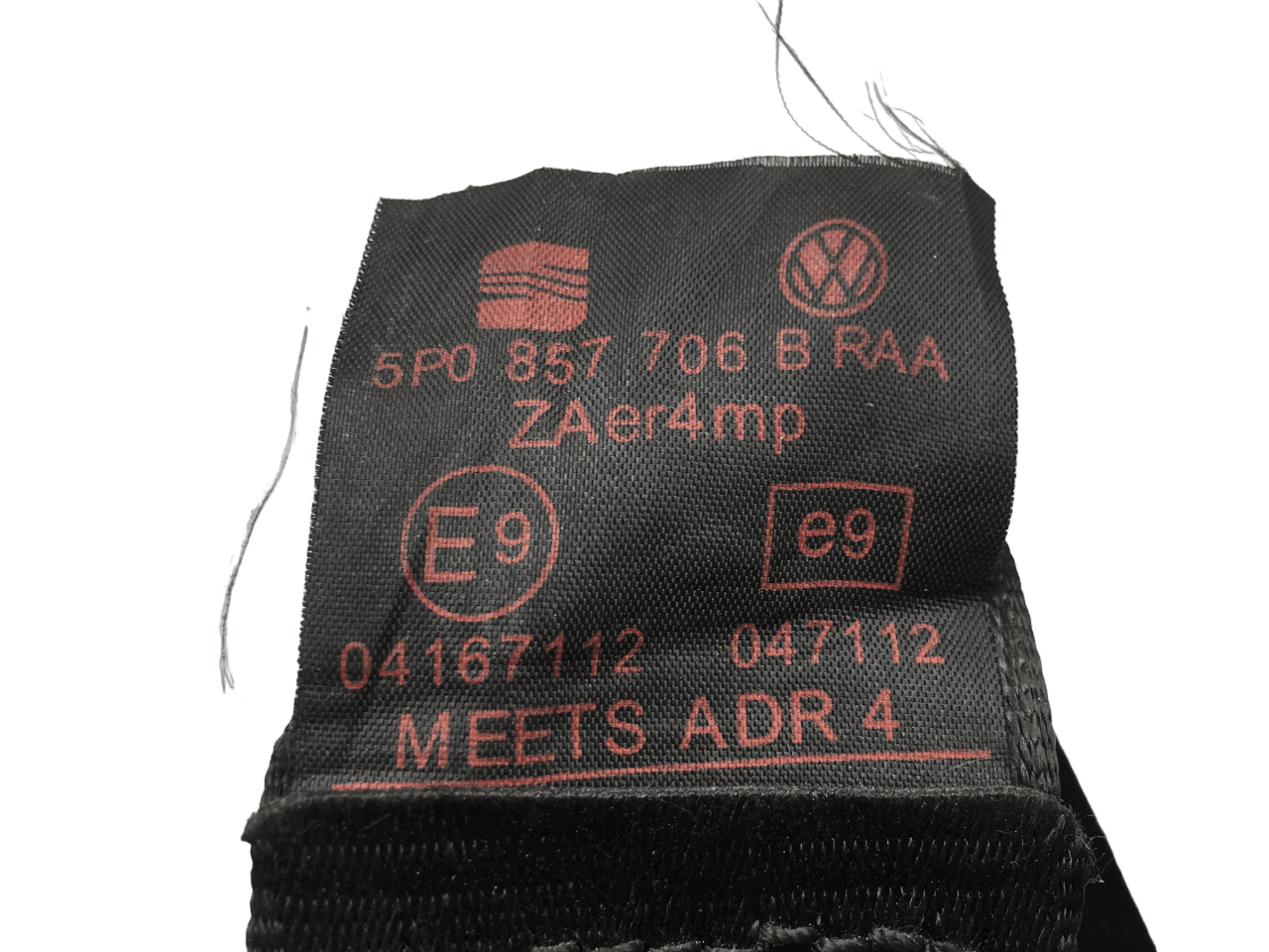 Cinturon delantero dcho Seat Altea 5P - 5P0857706B