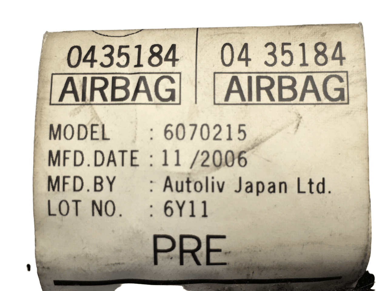 Cinturon delantero izqMazda 3 - 6070215