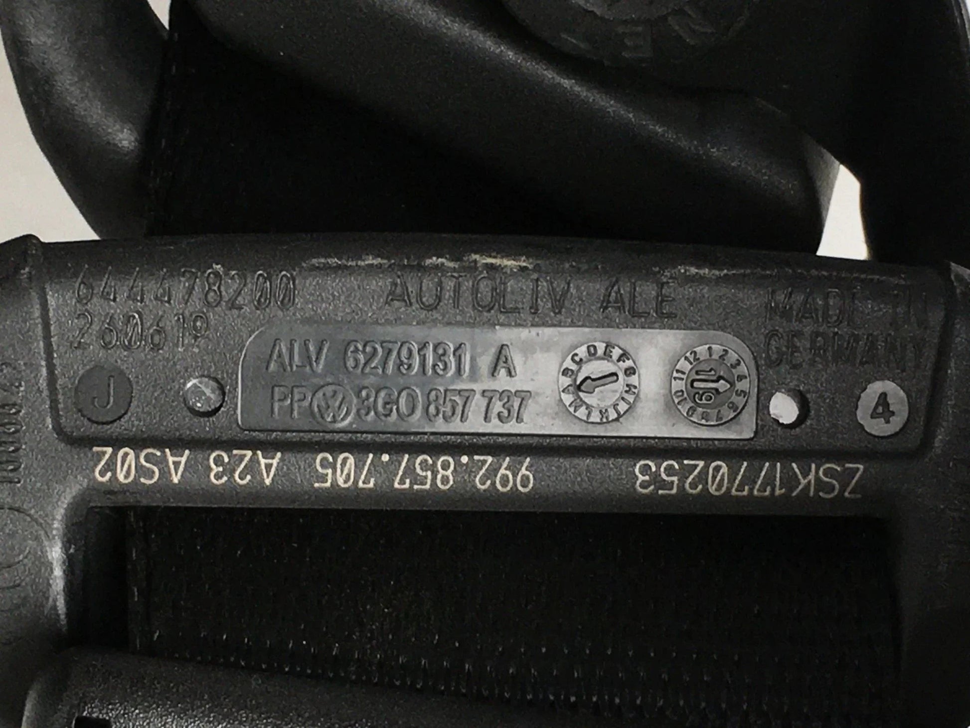 Cinturon derecho Porsche Carrera 911 992