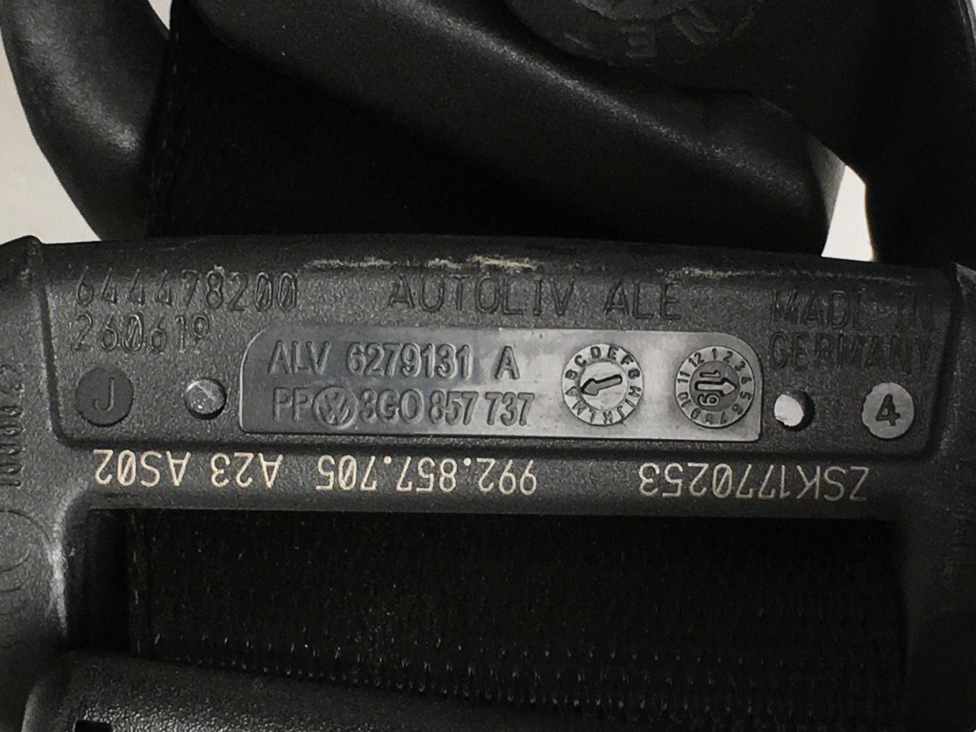 Cinturon derecho Porsche Carrera 911 992 - 992857705