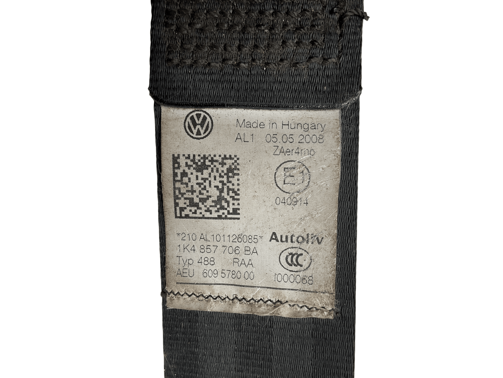 Cinturón seguridad VW Golf 03-09 - 1K4857706AA