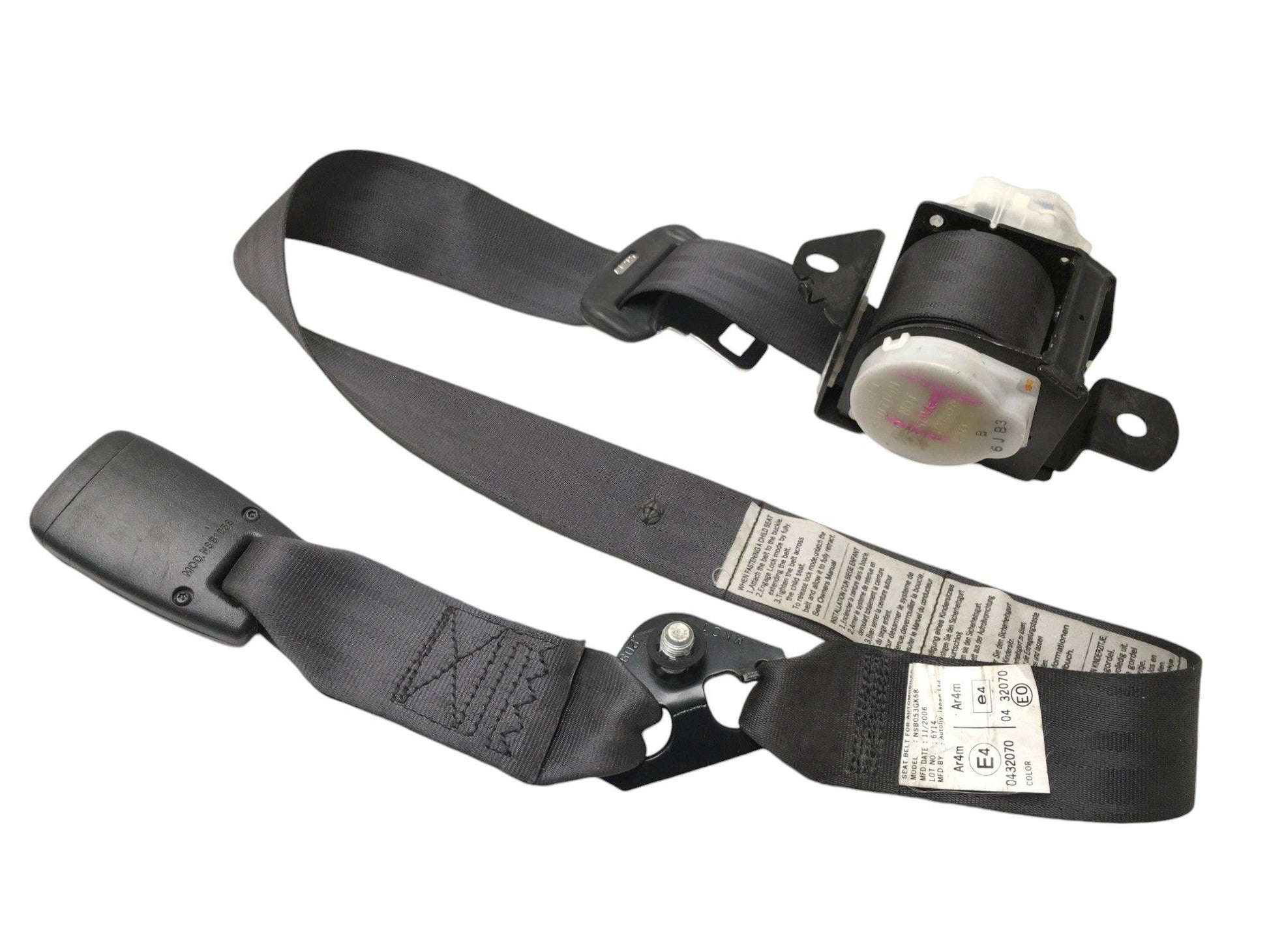 Cinturon tra central Honda Accord VII - NSB053GK58