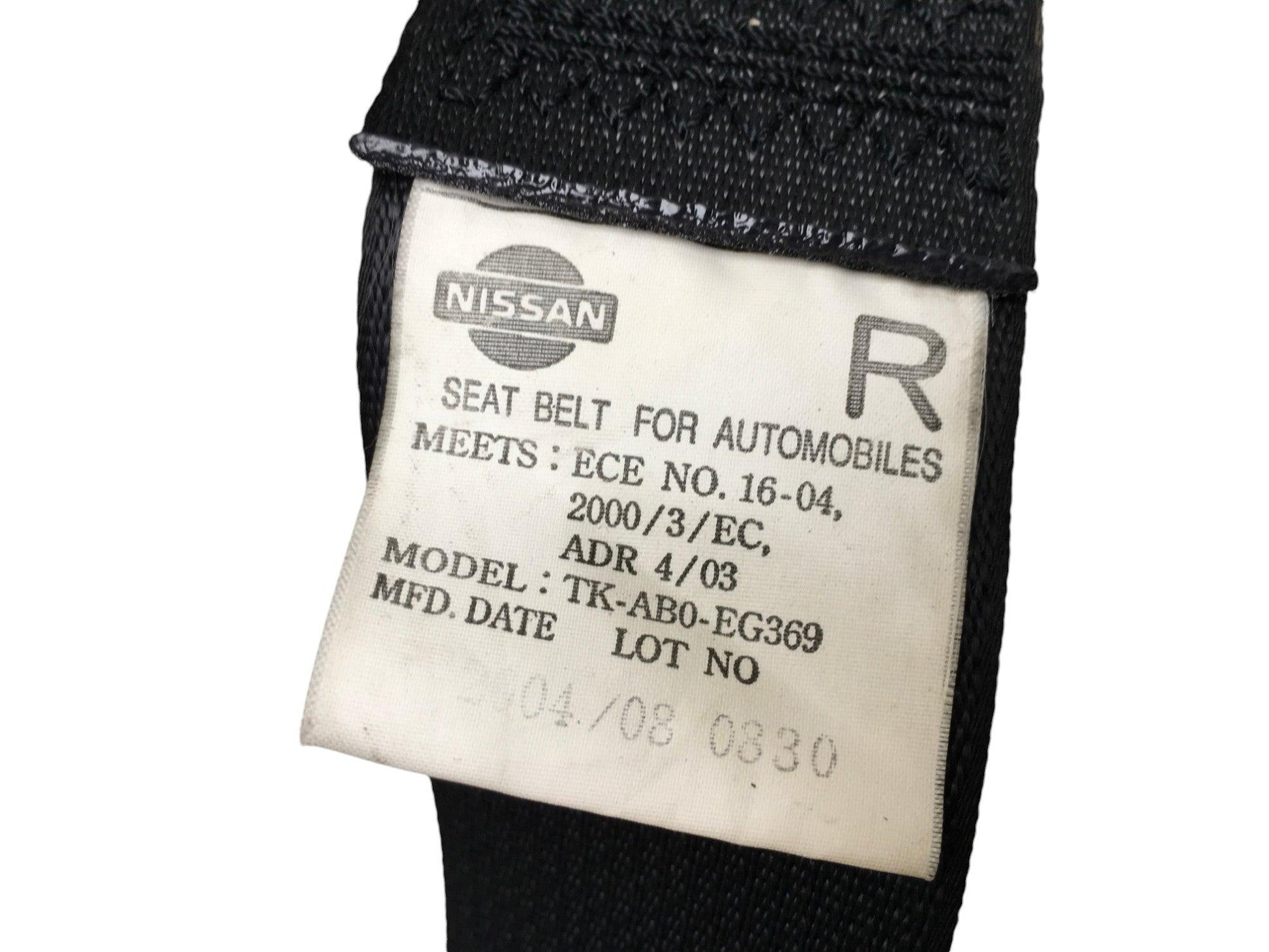 Cinturon tra dcha Nissan Navara D22 - TKAB0EG369 _