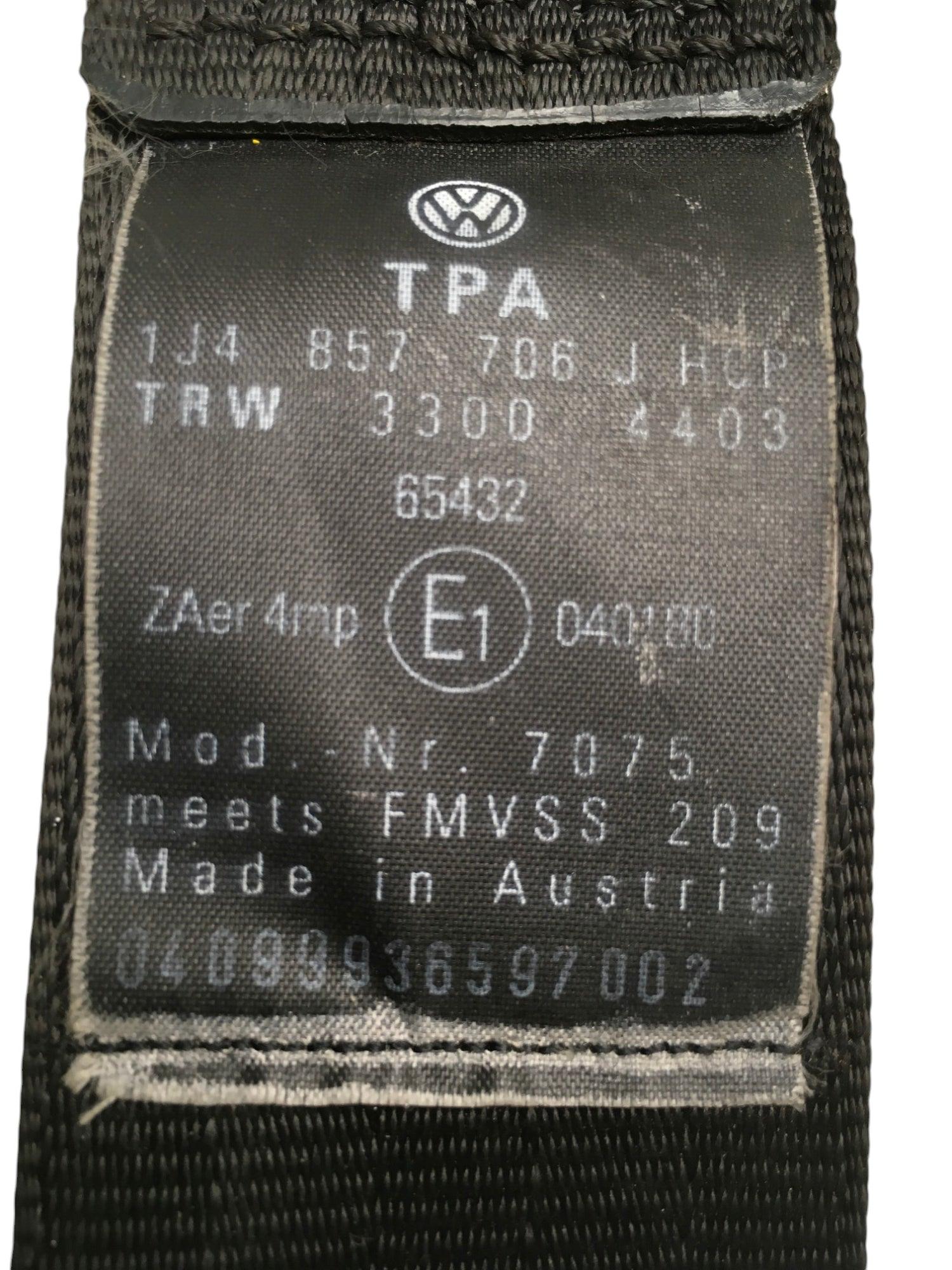 Cinturon tra dcho VW Golf IV Bora 1J - 1J5857806G