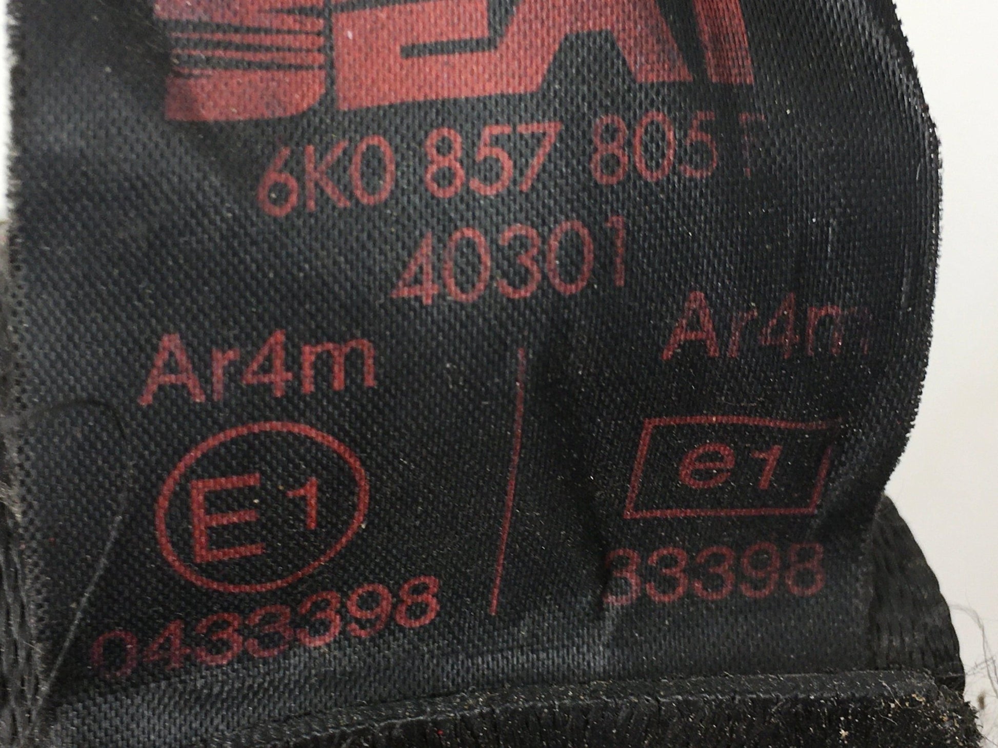 Cinturon tra izq Seat Ibiza II - 6K0857805F