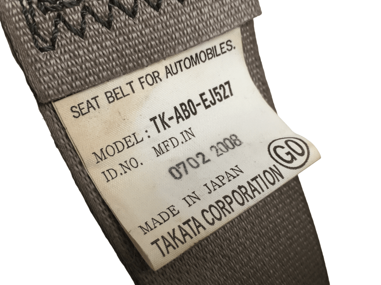 Cinturon trasero central Honda Accord VIII - TKAB0EJ527