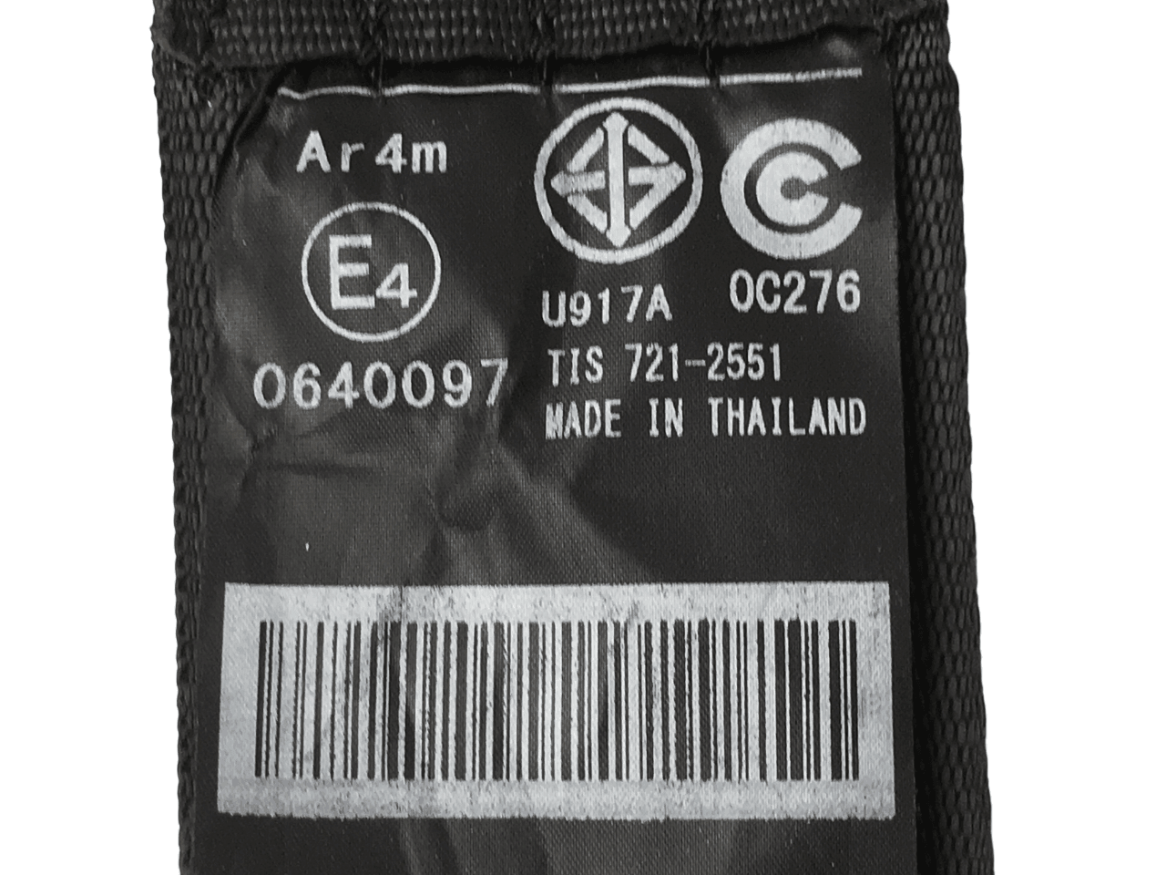 Cinturon trasero Ford Ranger TKE - AB3926611B68A