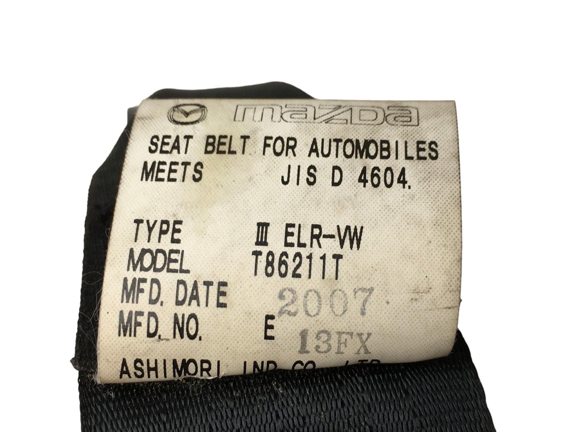 Cinturon trasero Mazda 5 - T86211T