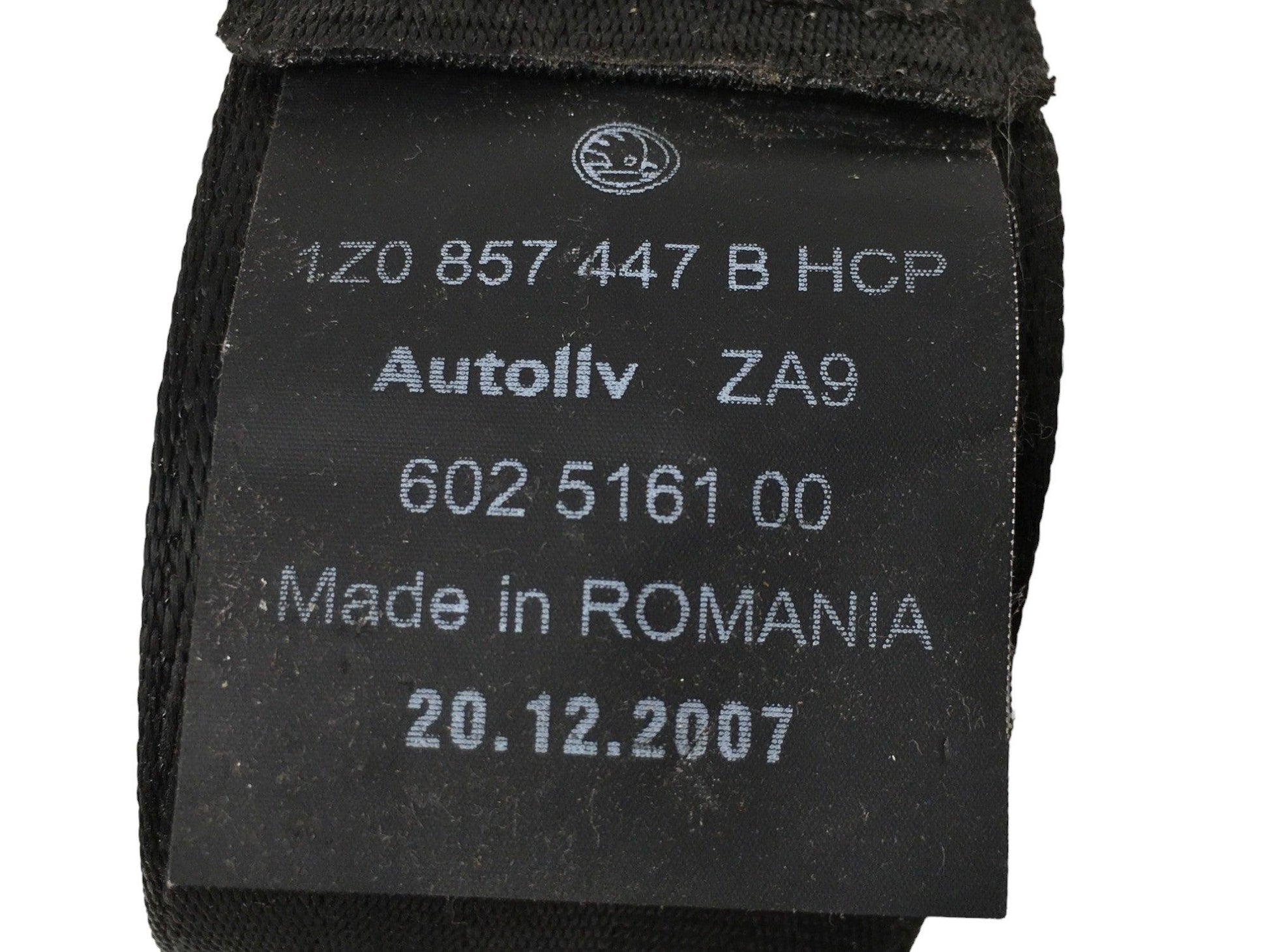 Cinturon trasero Skoda Octavia II 1Z - 1Z0857447B