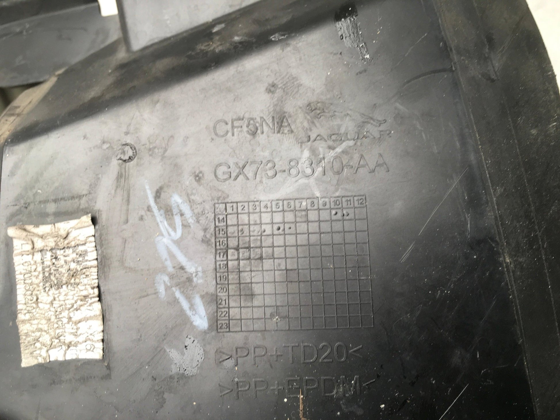 Claxon derecho Jaguar XE / XF II - GX738310AA