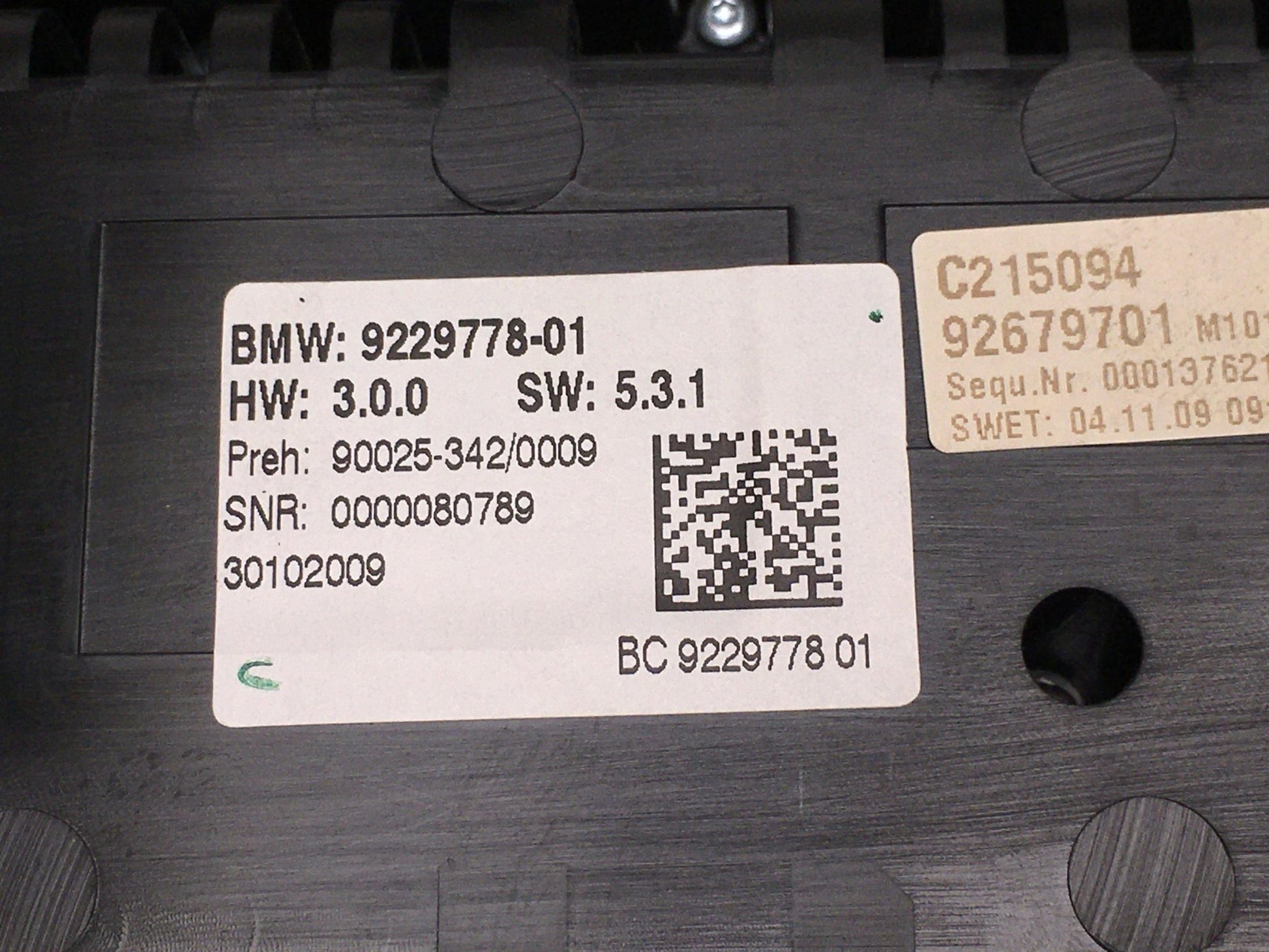 Climatizador BMW 5 F07 - 9229778