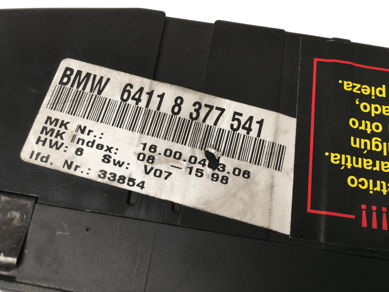 Climatizador BMW 7 E38 - 64118377541