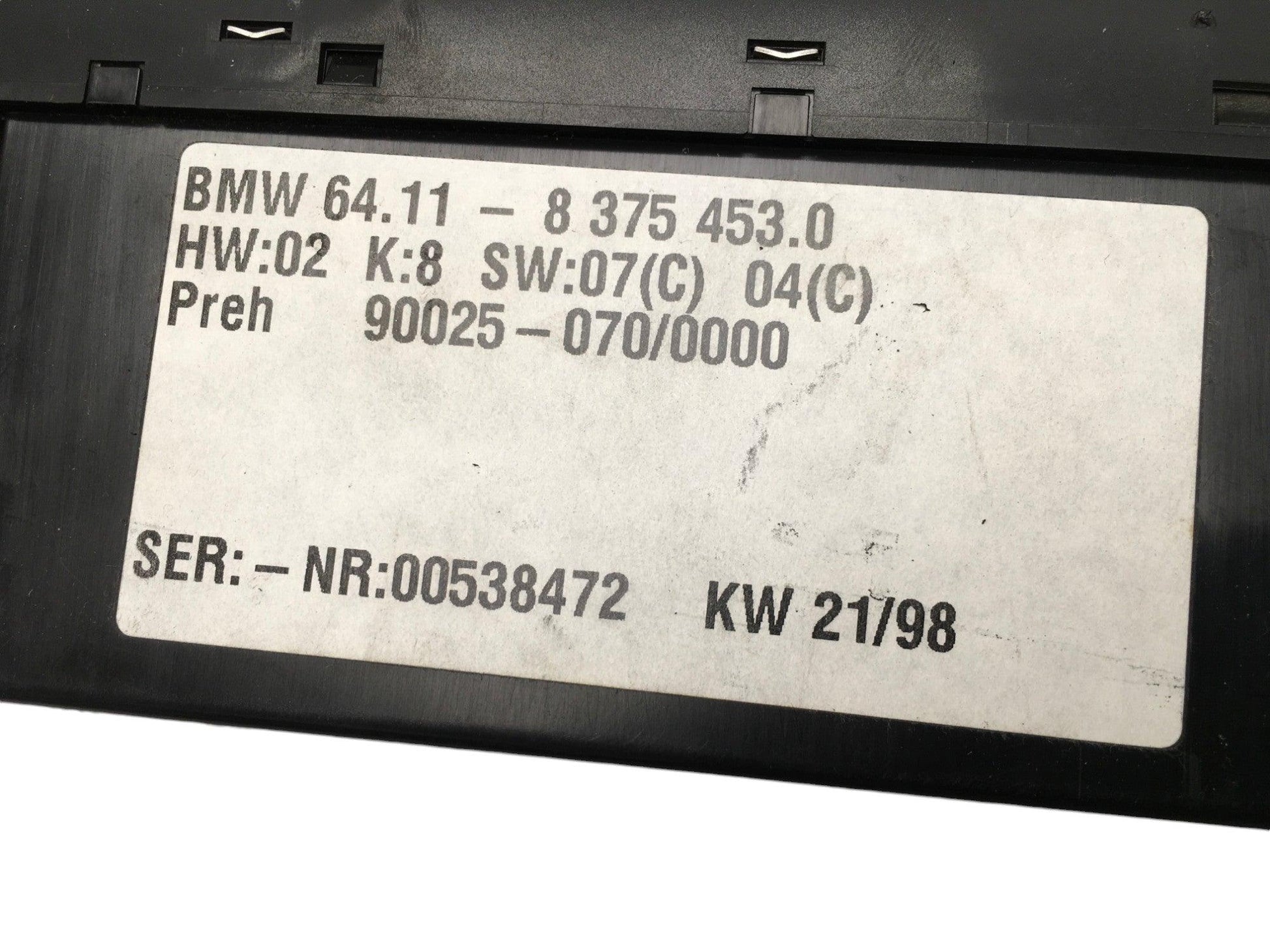 Climatizador BMW E39 - 64118375453