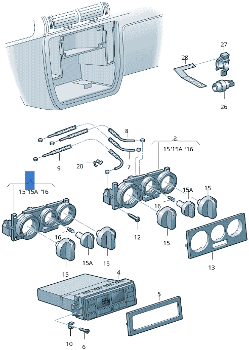Climatizador VW 1J0820045F - 1J0820045F