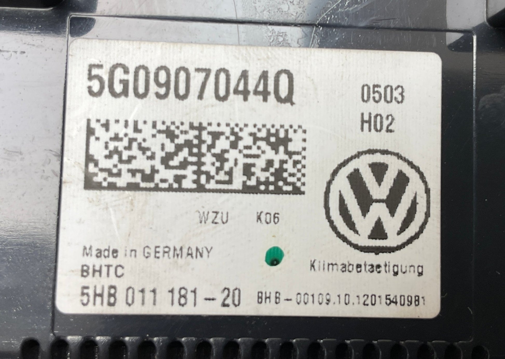 Climatizador VW Golf 12-19 - 5G0907044Q