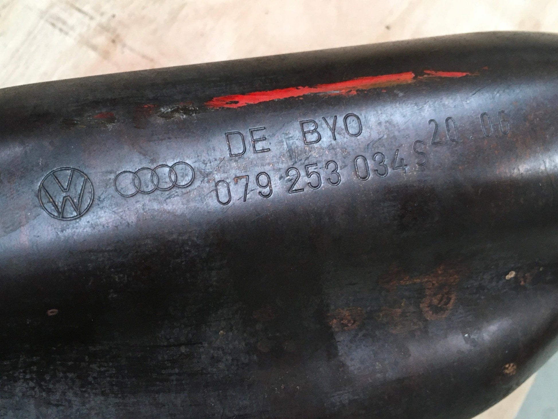 Colector escape dcho Audi Q7 VW Touareg - 079253034S